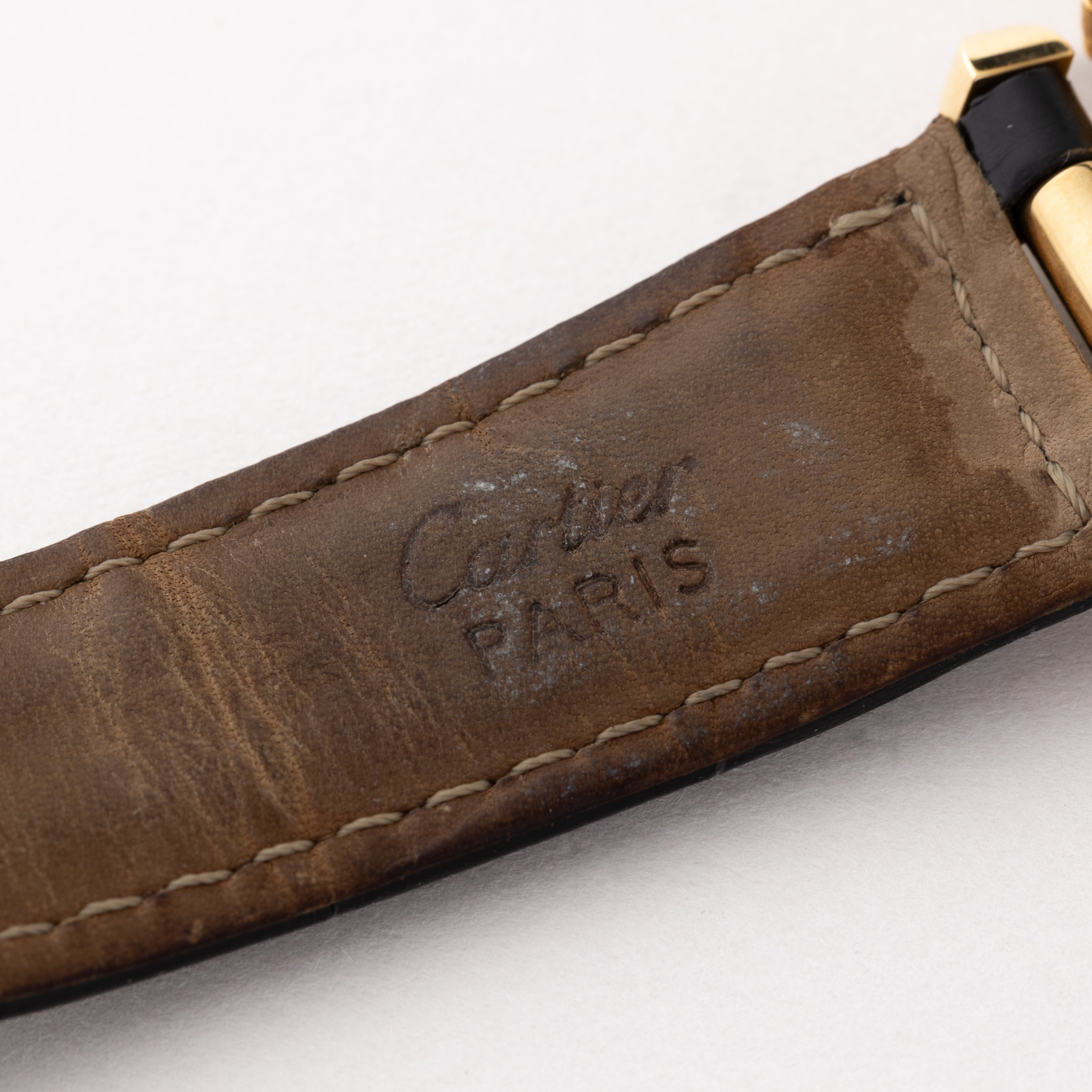 カルティエ パシャC K18YG W30134H9 自動巻き 1990年代製 純正18K尾錠付き