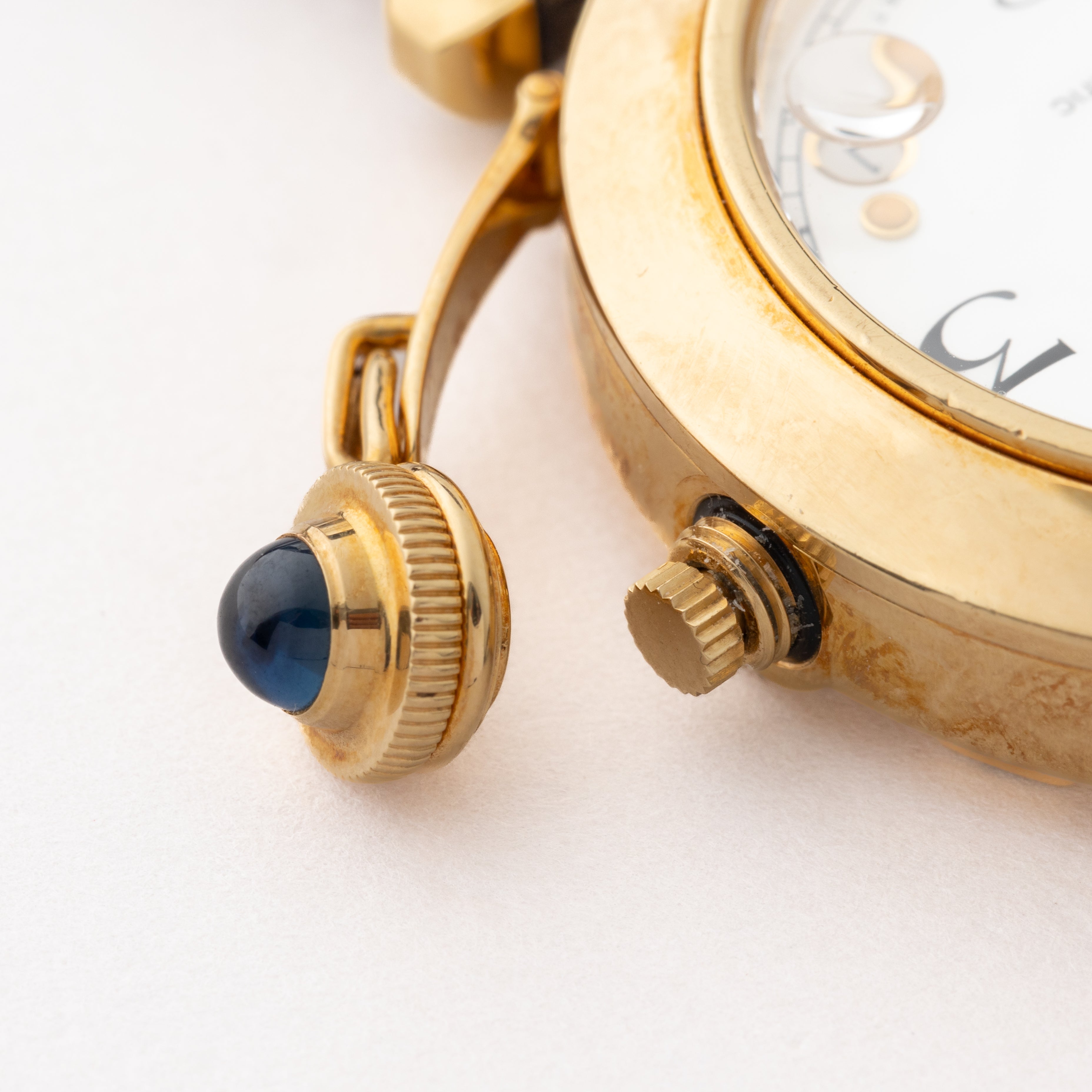 カルティエ パシャC K18YG W30134H9 自動巻き 1990年代製 純正18K尾錠付き