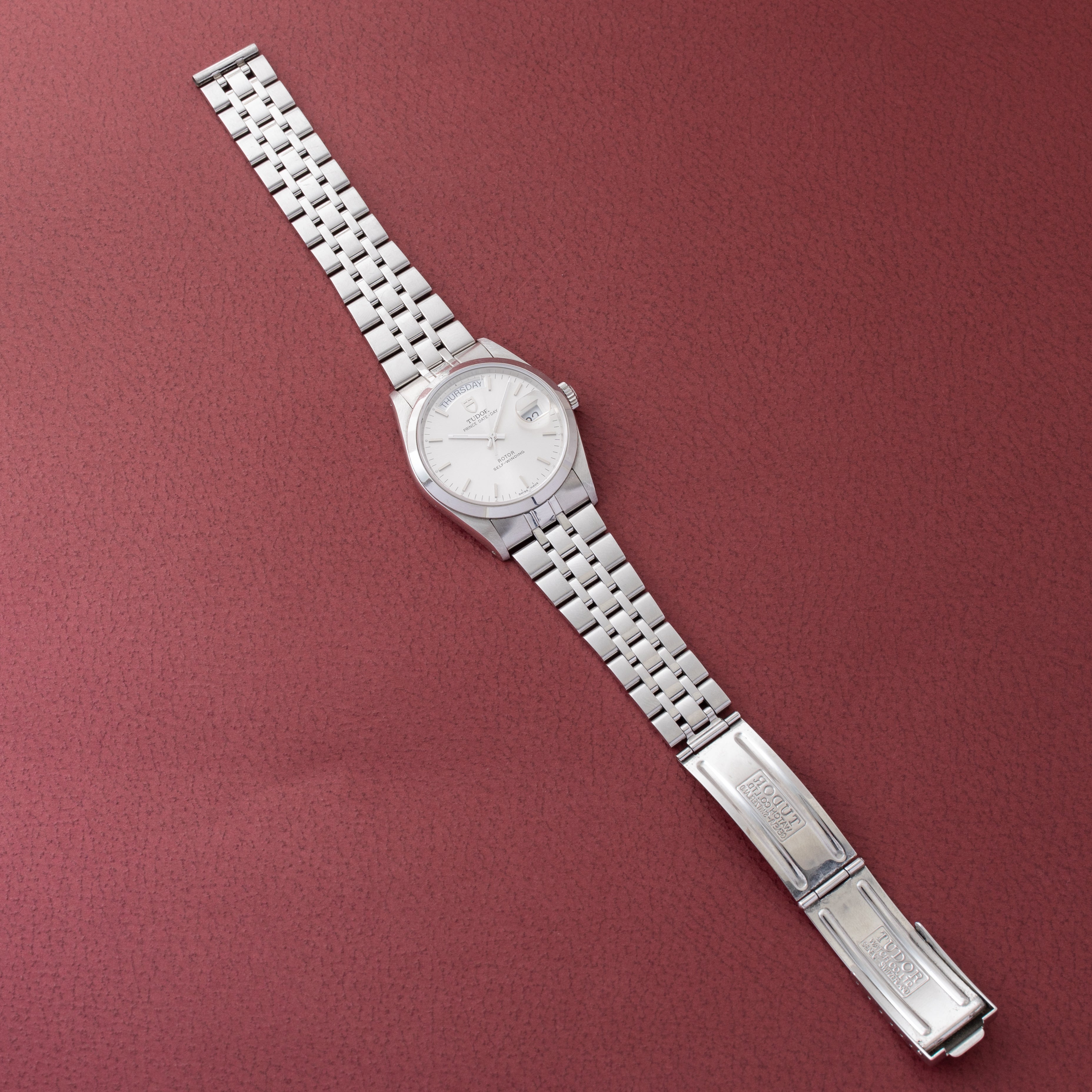 チューダー プリンスデイトデイ 2002年製 Ref.76200 シルバーダイヤル 箱、ギャラ付き