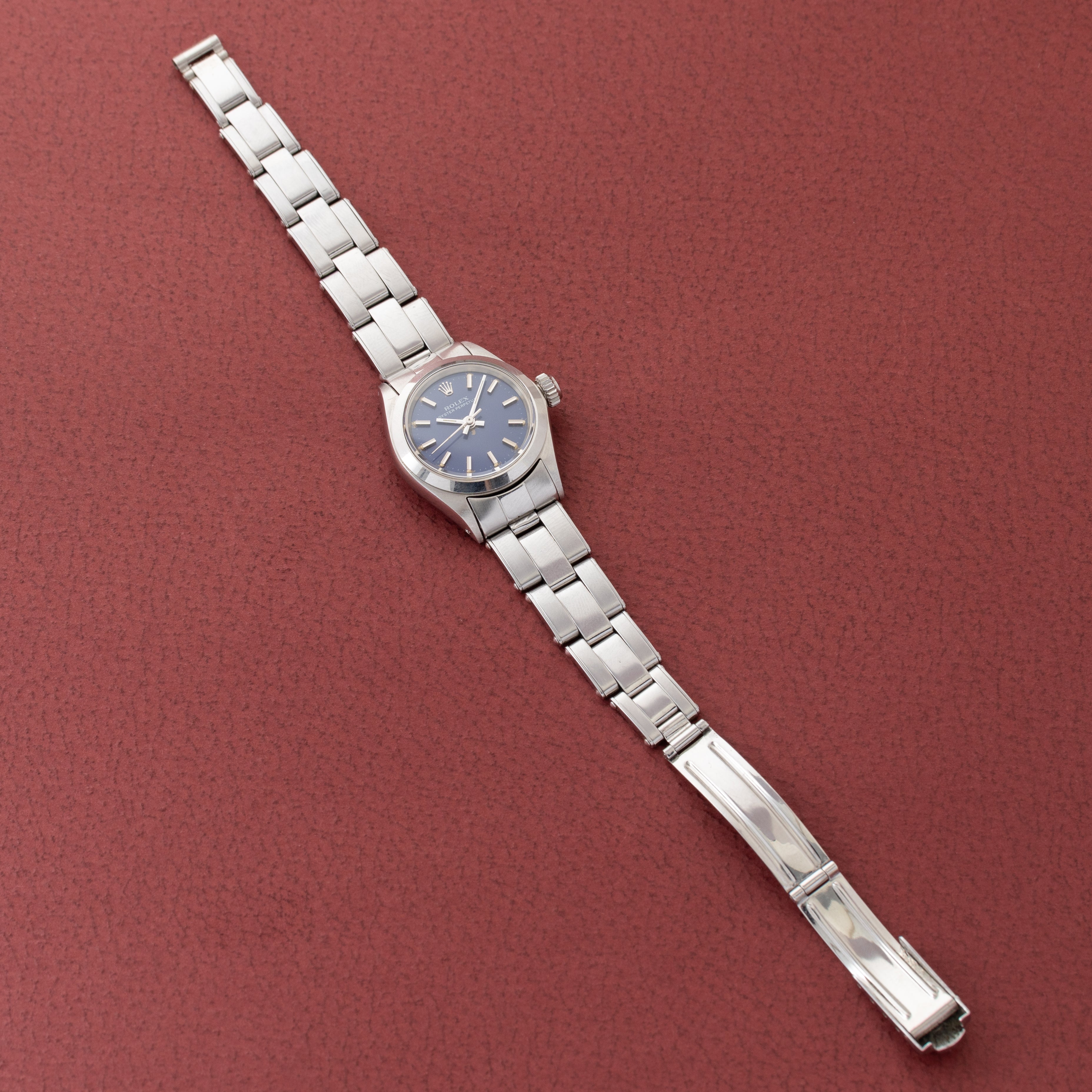 ロレックス レディース オイスターパーペチュアル Ref.6618 1971年製 ブルーダイヤル