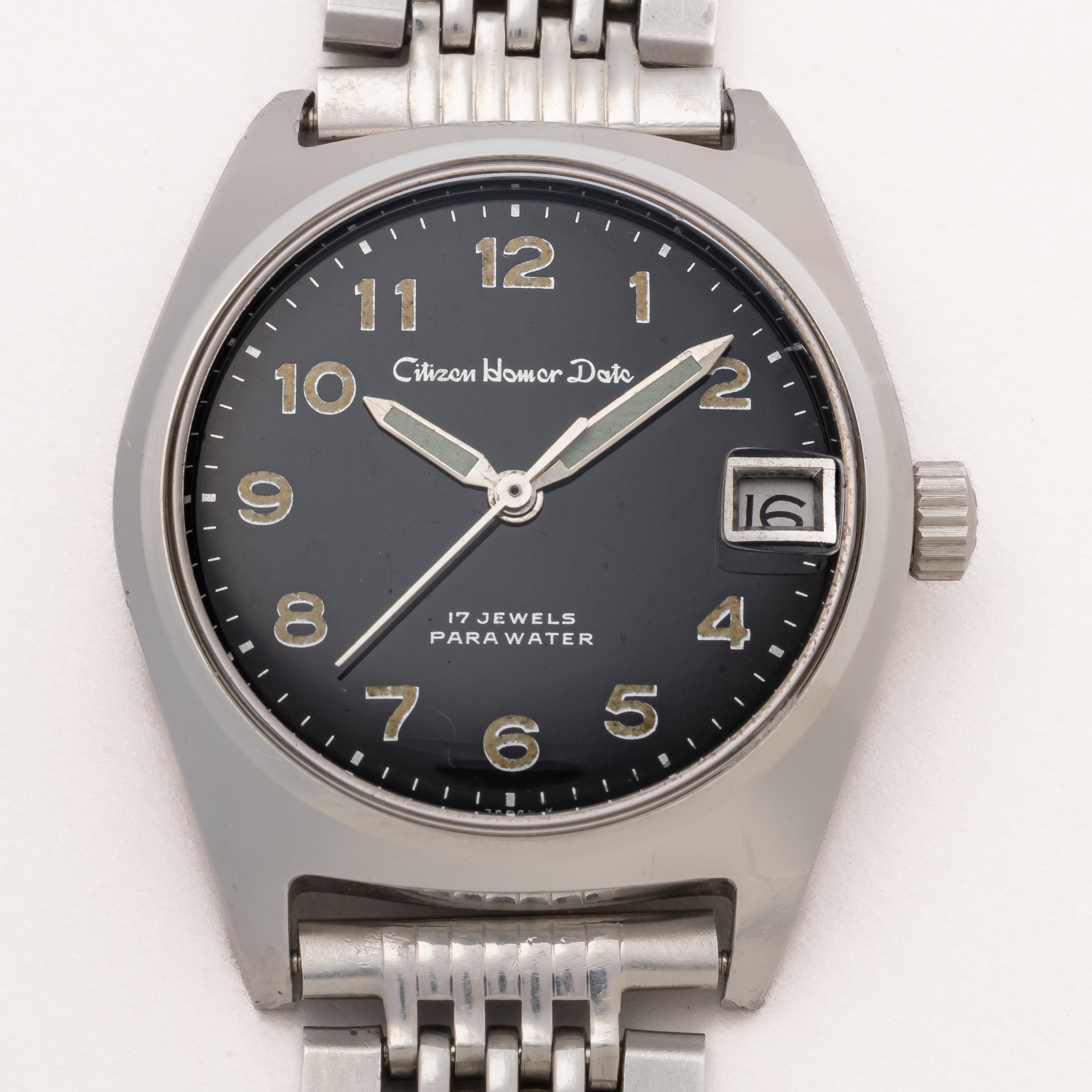 シチズン ホーマーデイト 1968年製 手巻き 全アラビアダイヤル