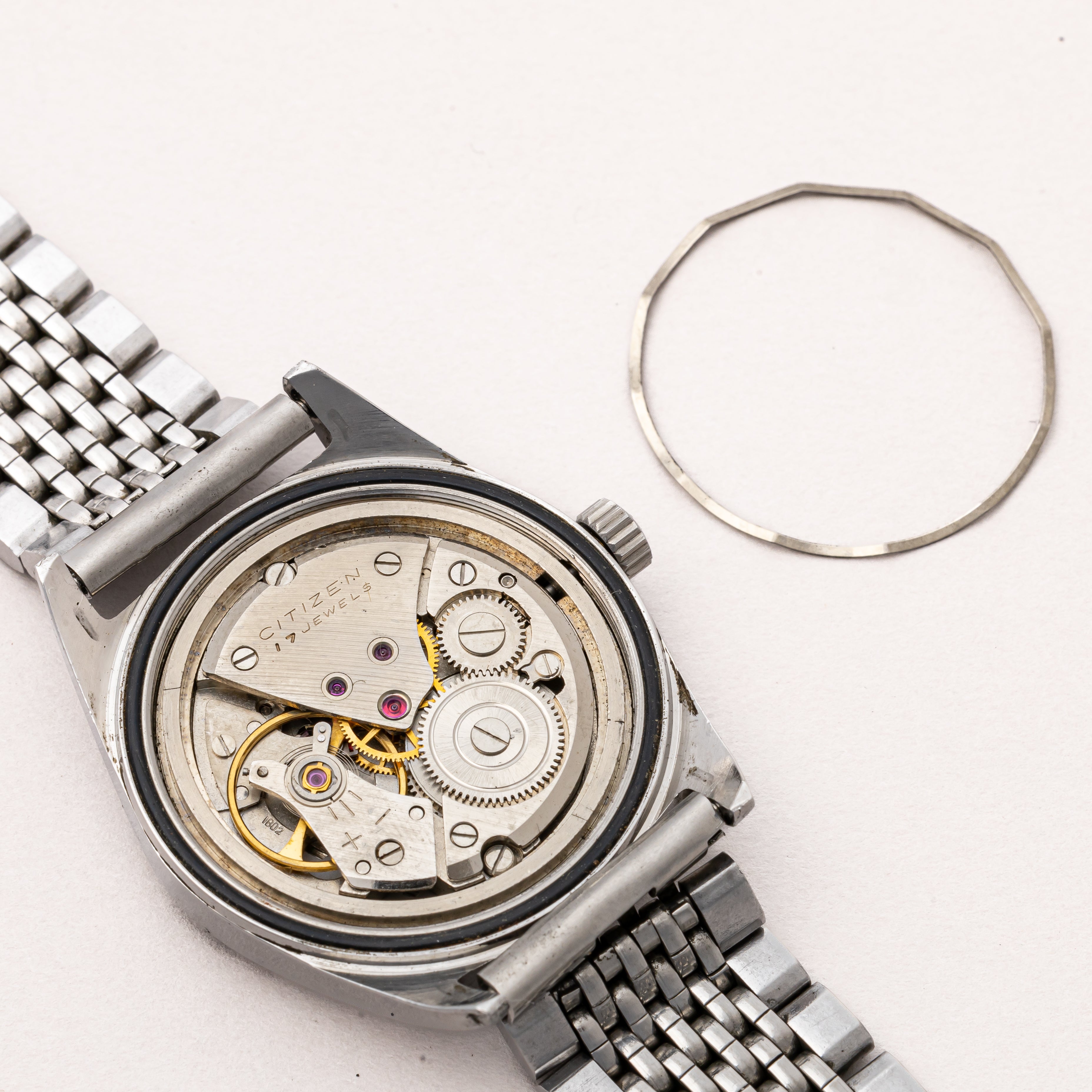 シチズン ホーマーデイト 1968年製 手巻き 全アラビアダイヤル