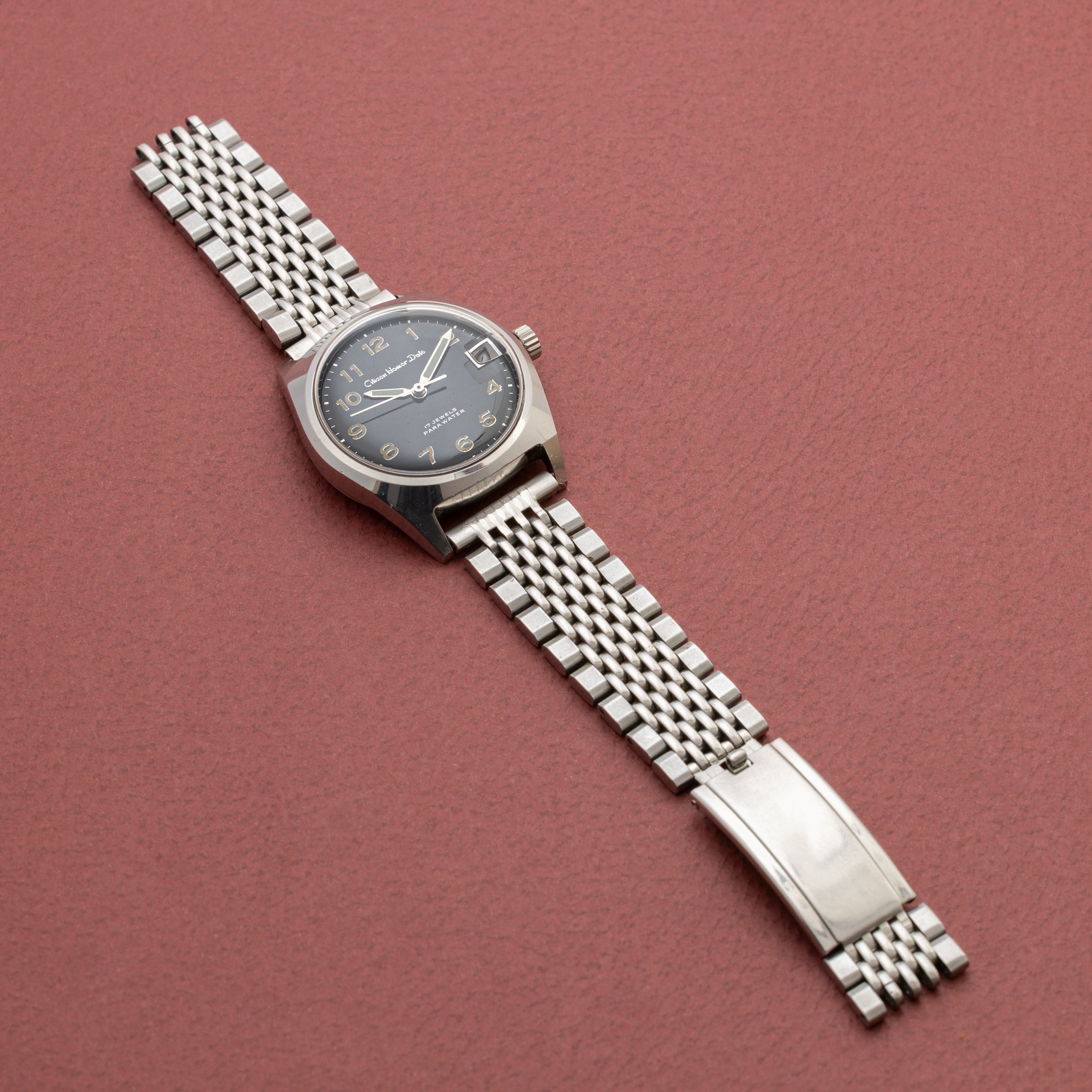 シチズン ホーマーデイト 1968年製 手巻き 全アラビアダイヤル