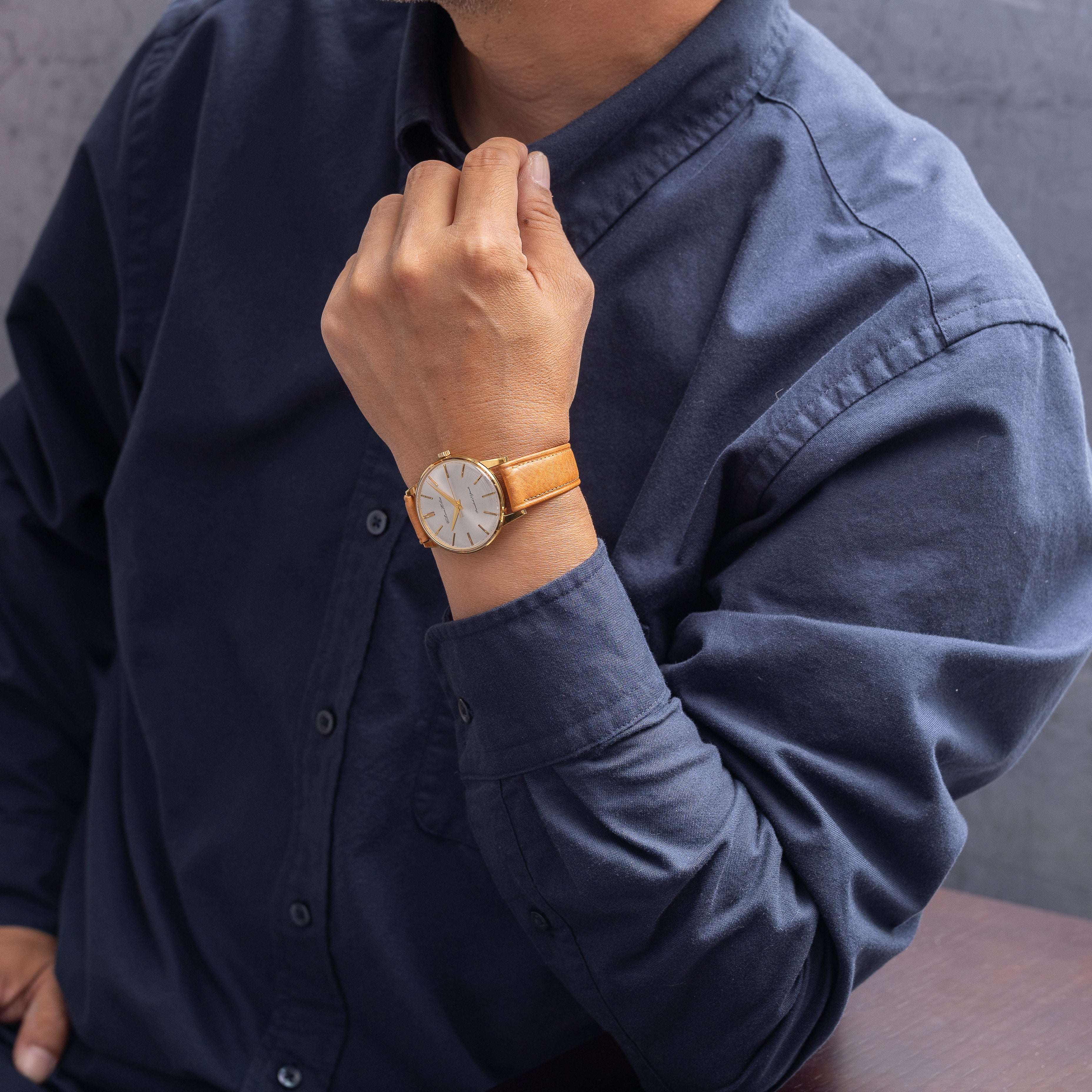 シチズン ハイライン タグ付き美品 1963年製 オリジナル革ベルト尾錠 Ref.HL515702