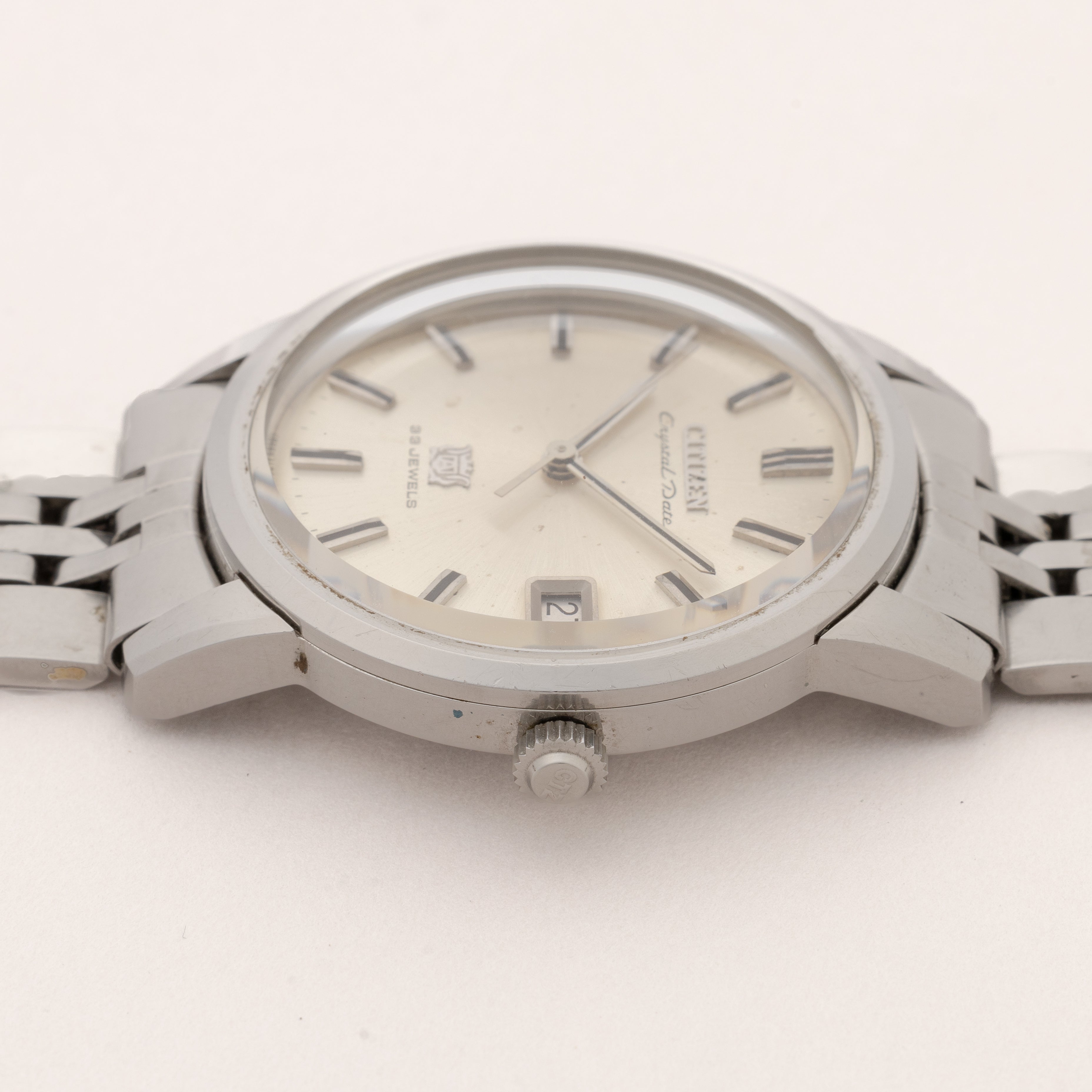 シチズン クリスタルデイト 1967年製 自動巻き 純正ブレス付き