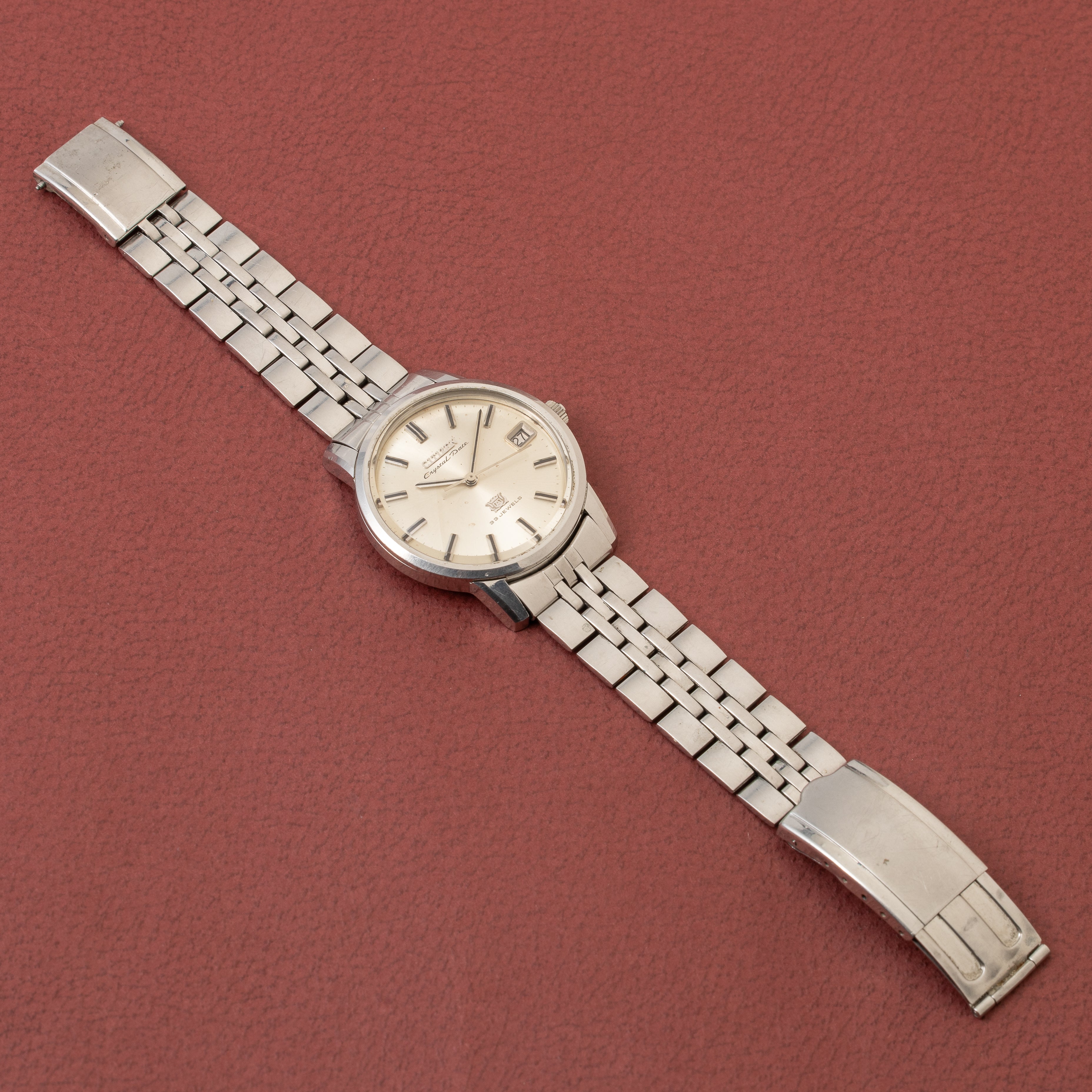 シチズン クリスタルデイト 1967年製 自動巻き 純正ブレス付き