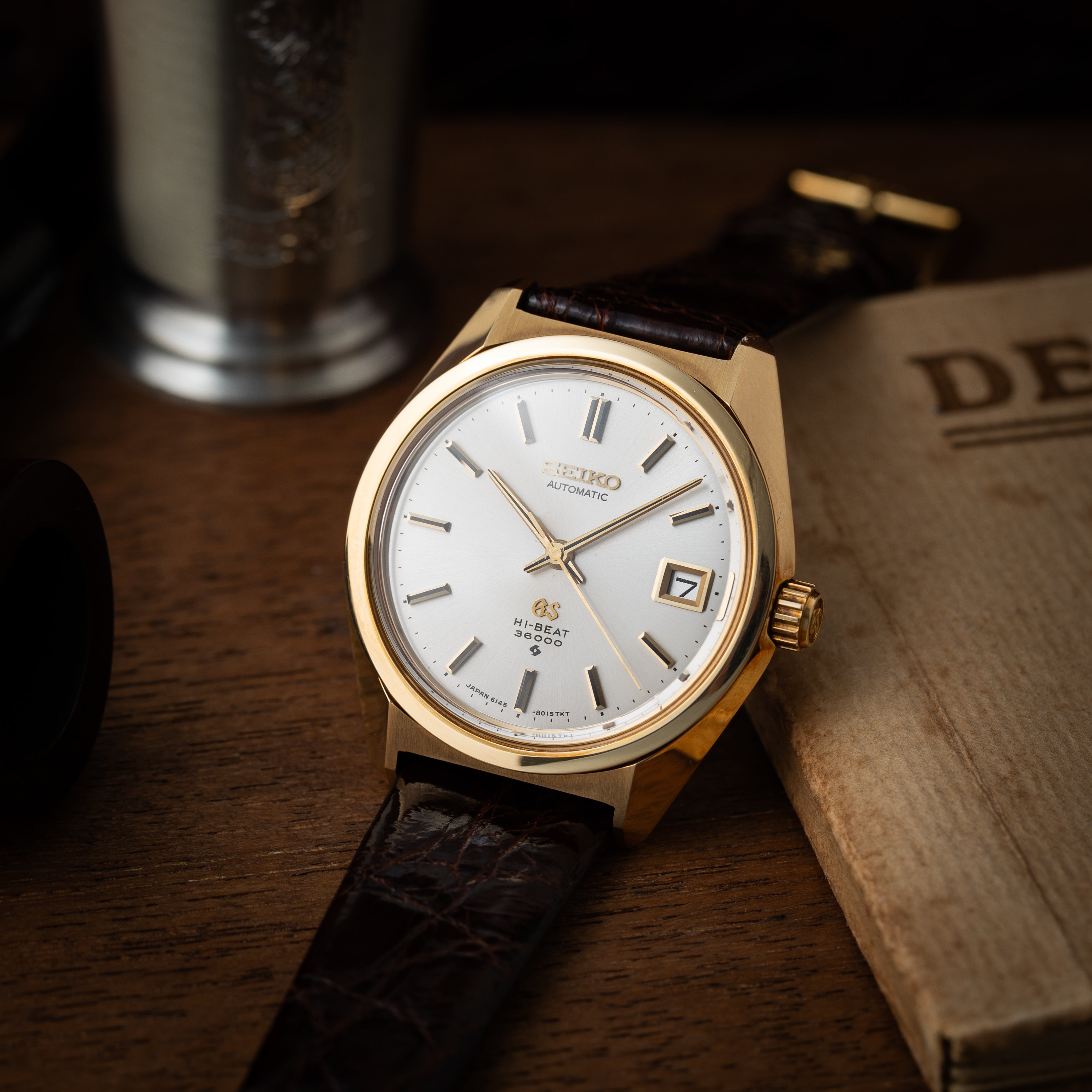 グランドセイコー 18金無垢ケース 10振動自動巻き 6145-8000 1969年製 61GS