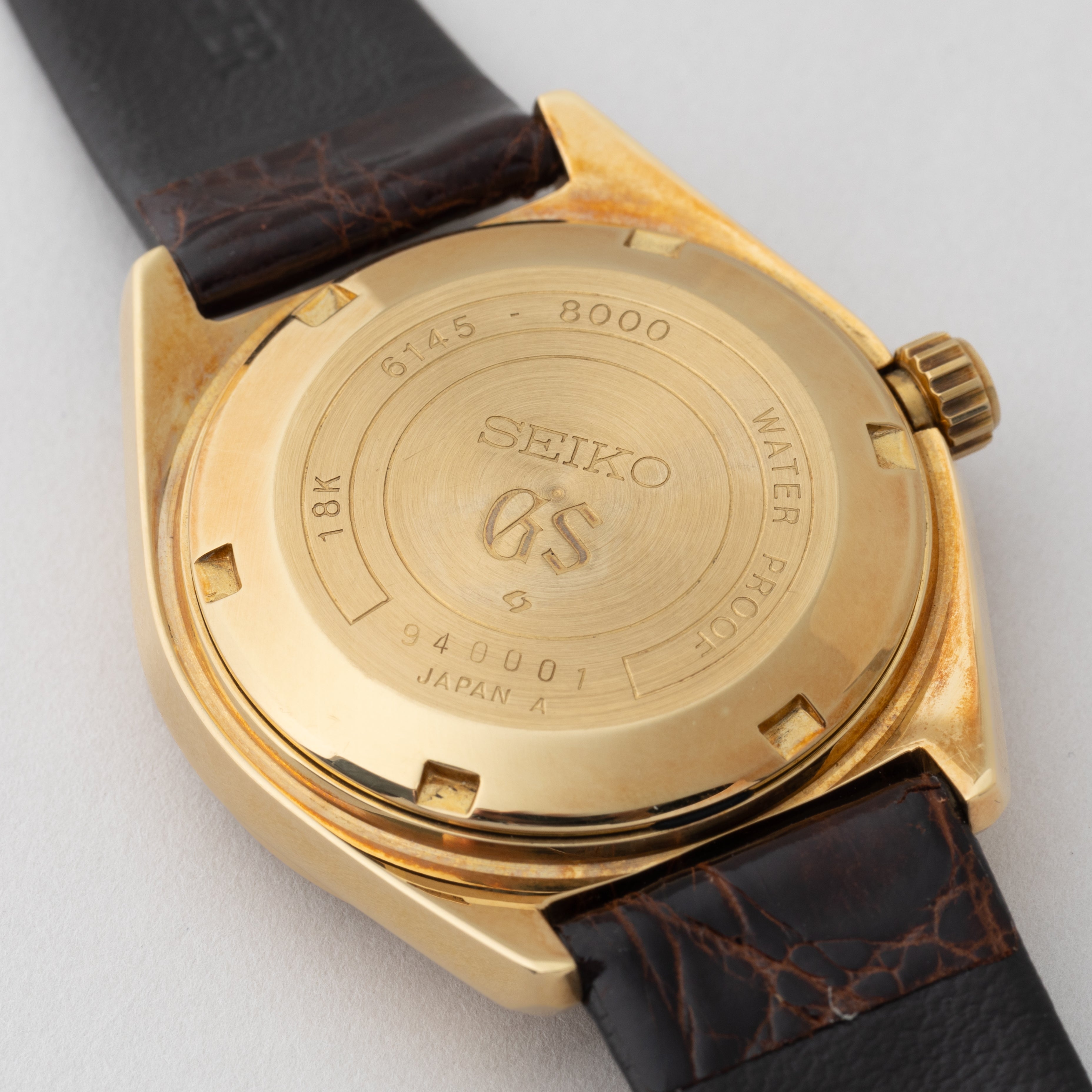 グランドセイコー 18金無垢ケース 10振動自動巻き 6145-8000 1969年製 61GS