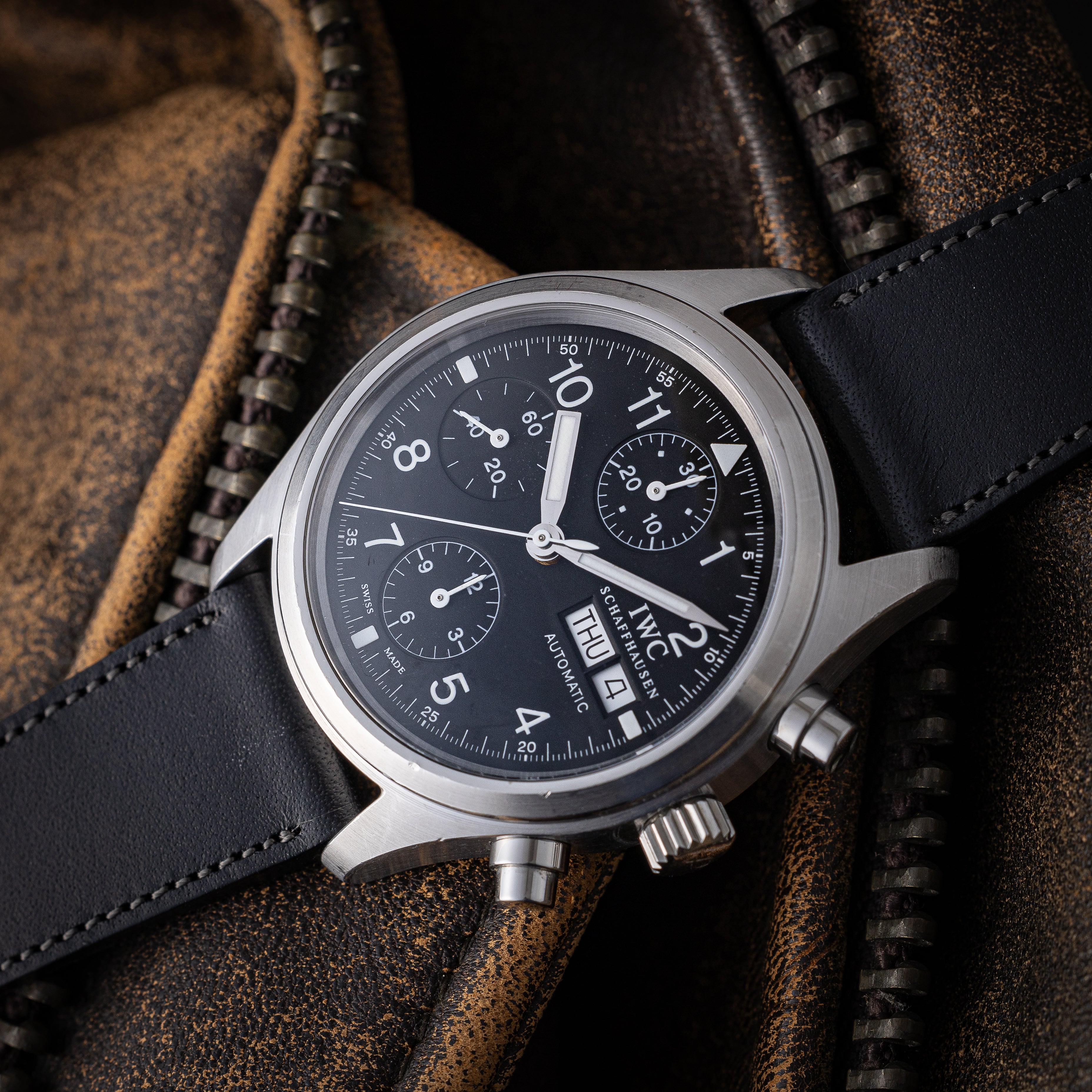 IWC メカニカル フリーガークロノグラフ Ref.3706 Cal.7922 オートマチック 2003年製