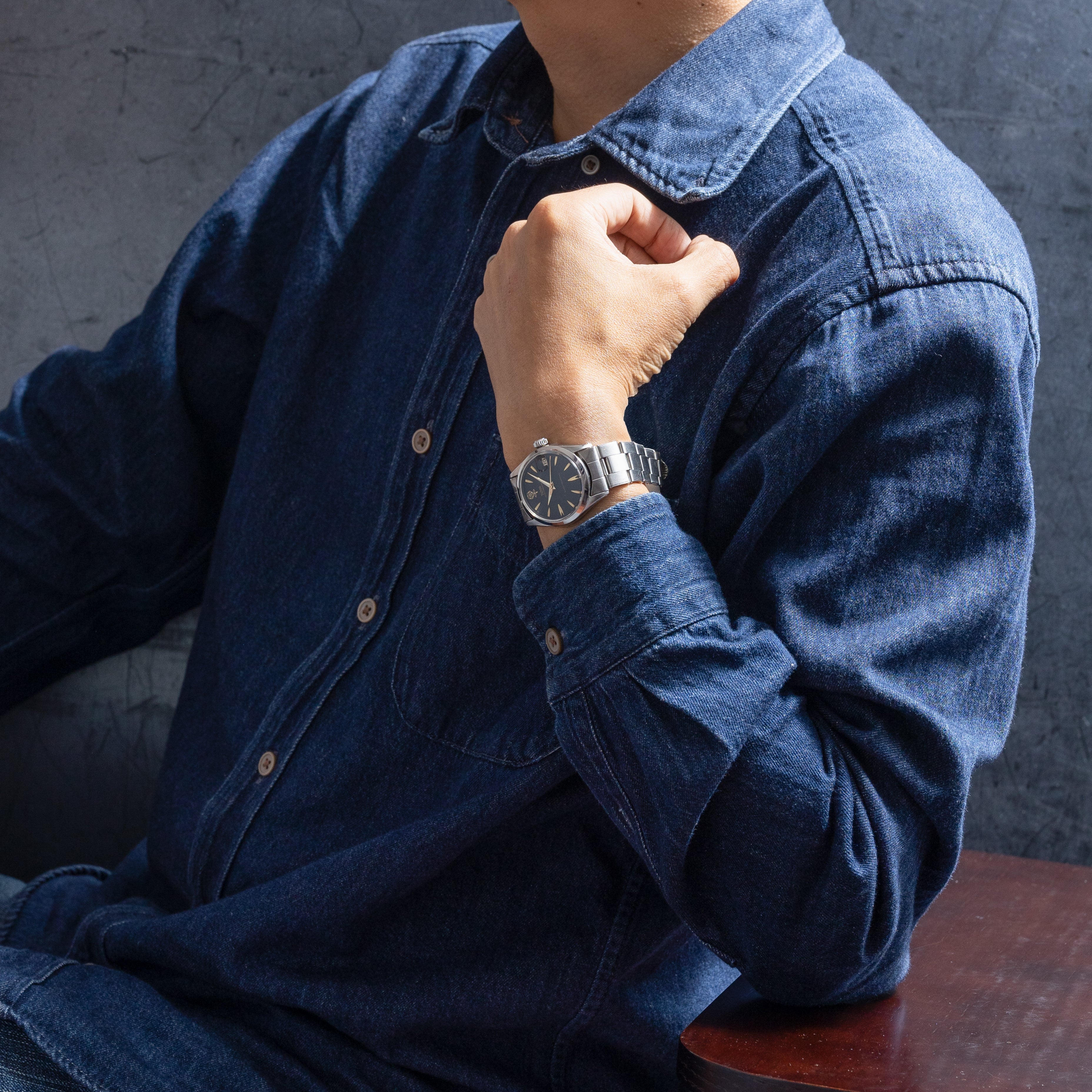 チューダー デカバラ オイスターデイト 1961年製 Ref.7974 ROLEXリベットブレス ブラックリダンダイヤル