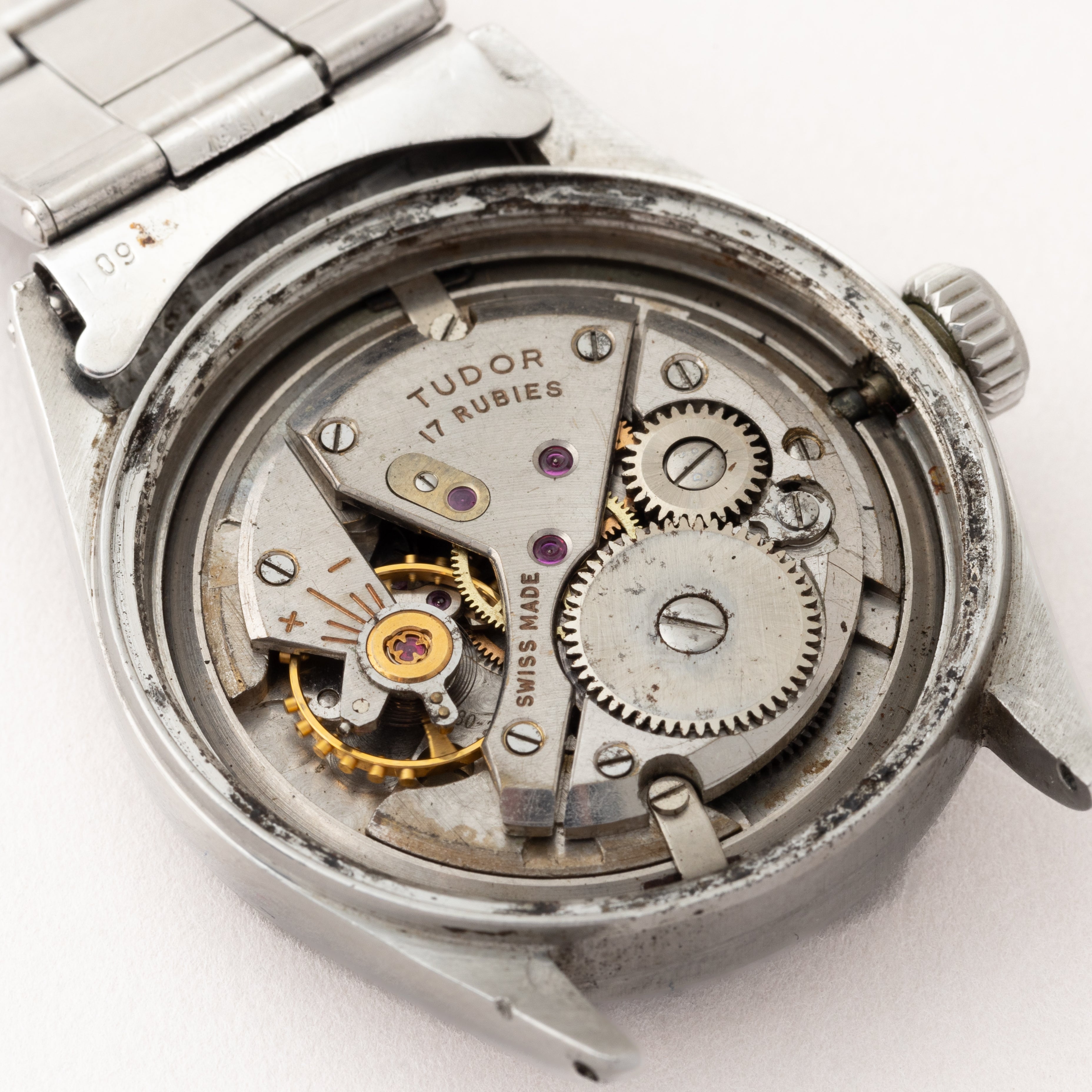 チューダー デカバラ オイスターデイト 1961年製 Ref.7974 ROLEXリベットブレス ブラックリダンダイヤル