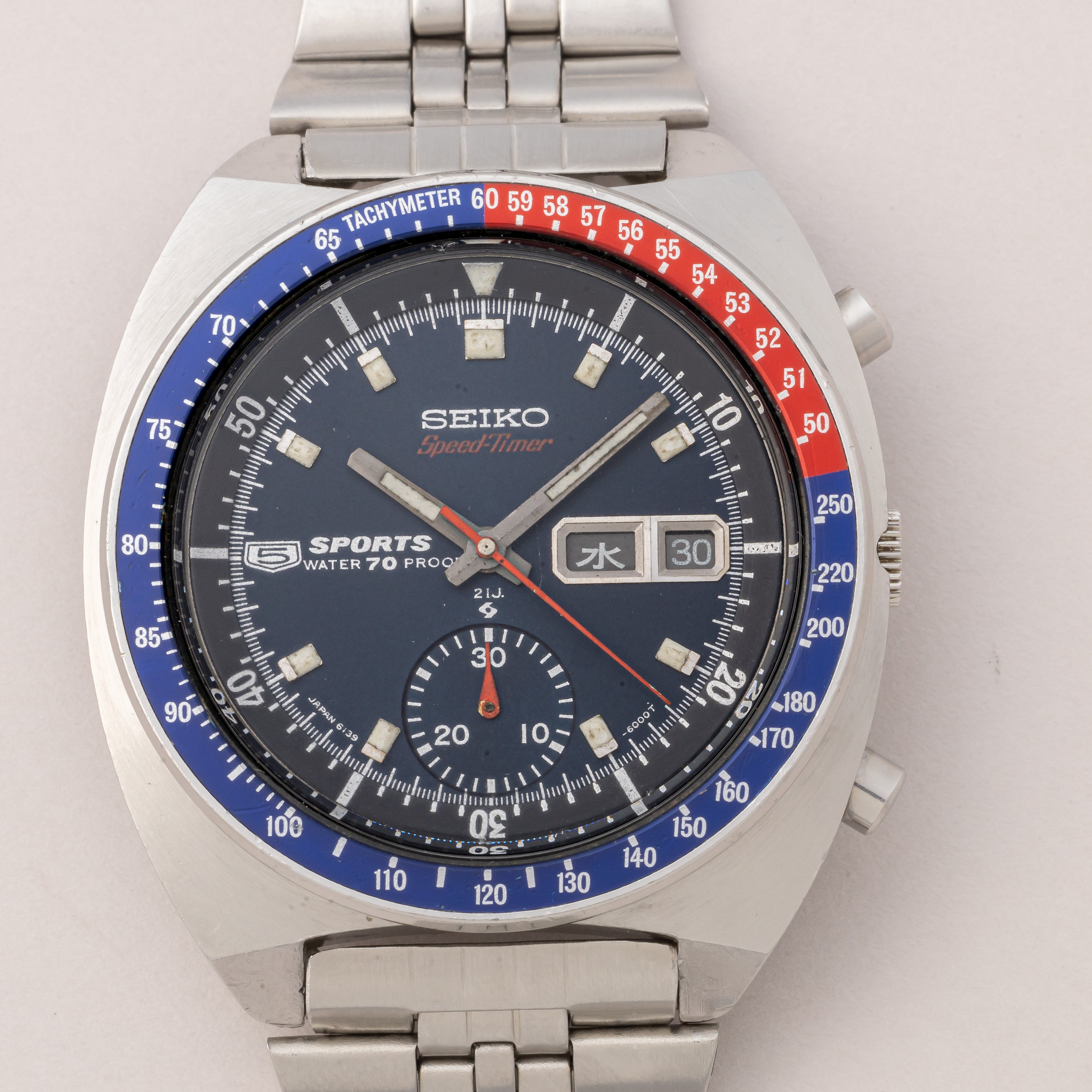 セイコー 1969年製 5スポーツ スピードタイマー Ref.6139-6000 クロノグラフ