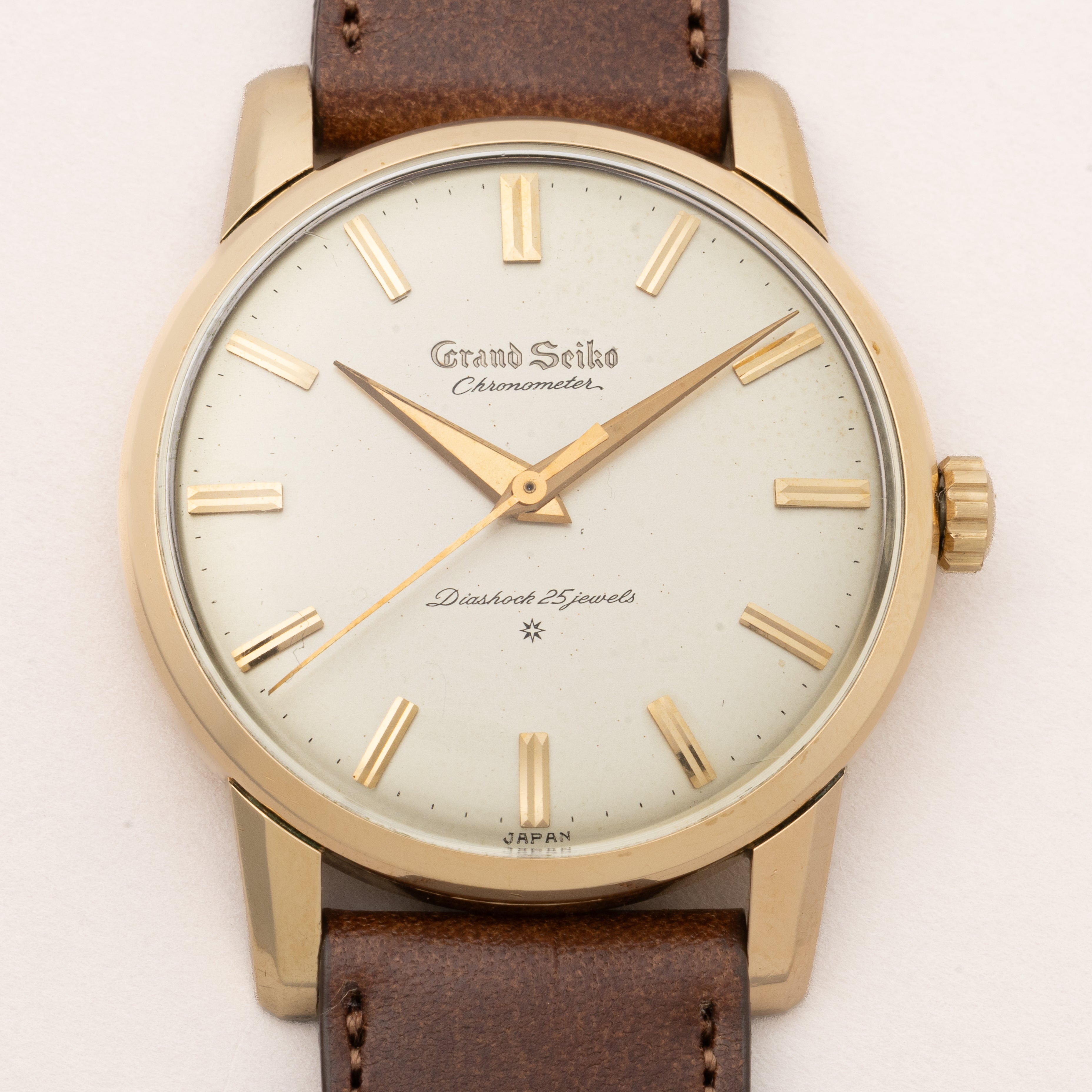 グランドセイコー ファースト 彫り文字盤 1961年製 フラット針 Ref.J14070
