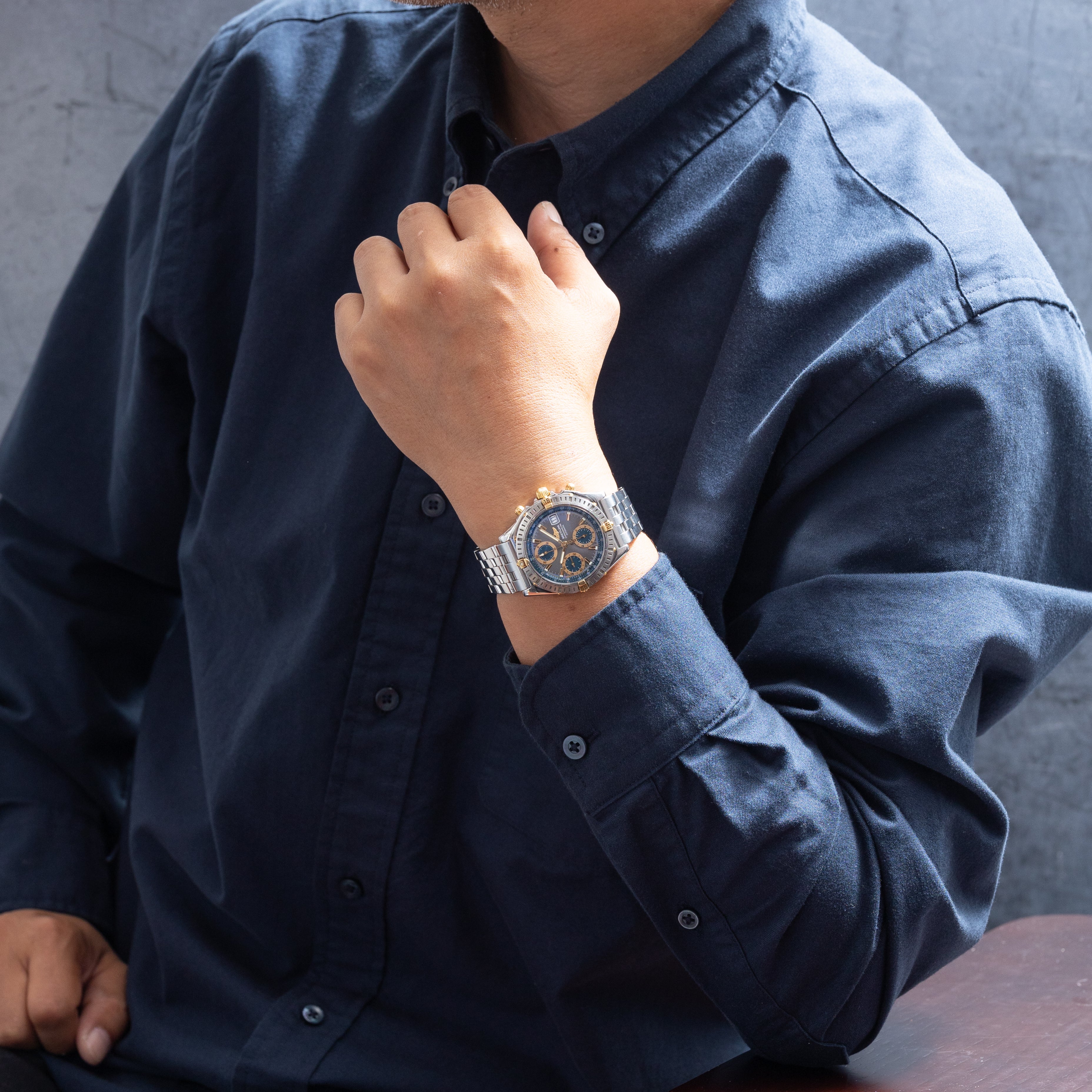 ブライトリング クロノマット 2002年販売 Ref.B147J00PA ギャランティー,メーカー修理明細付き