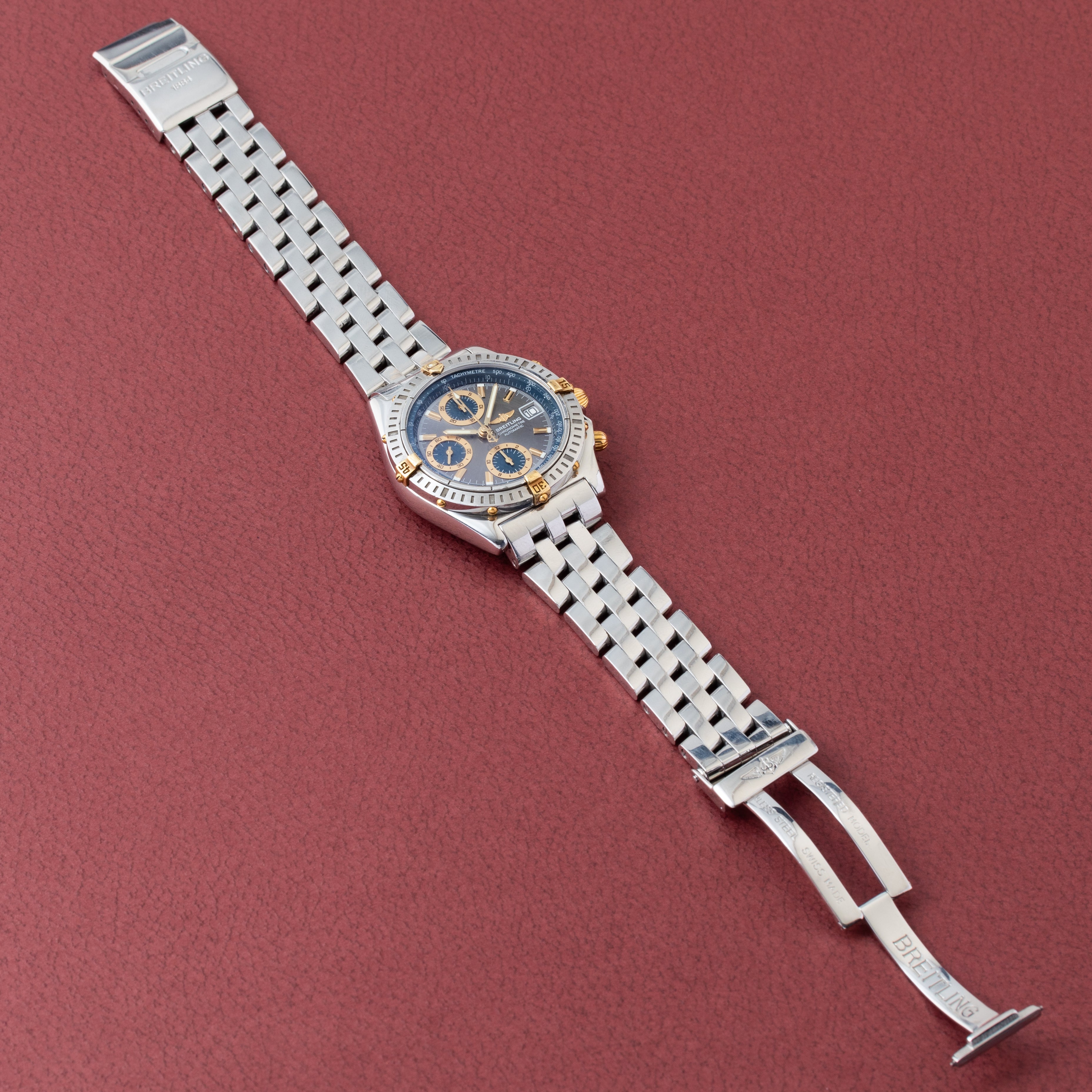 ブライトリング クロノマット 2002年販売 Ref.B147J00PA ギャランティー,メーカー修理明細付き