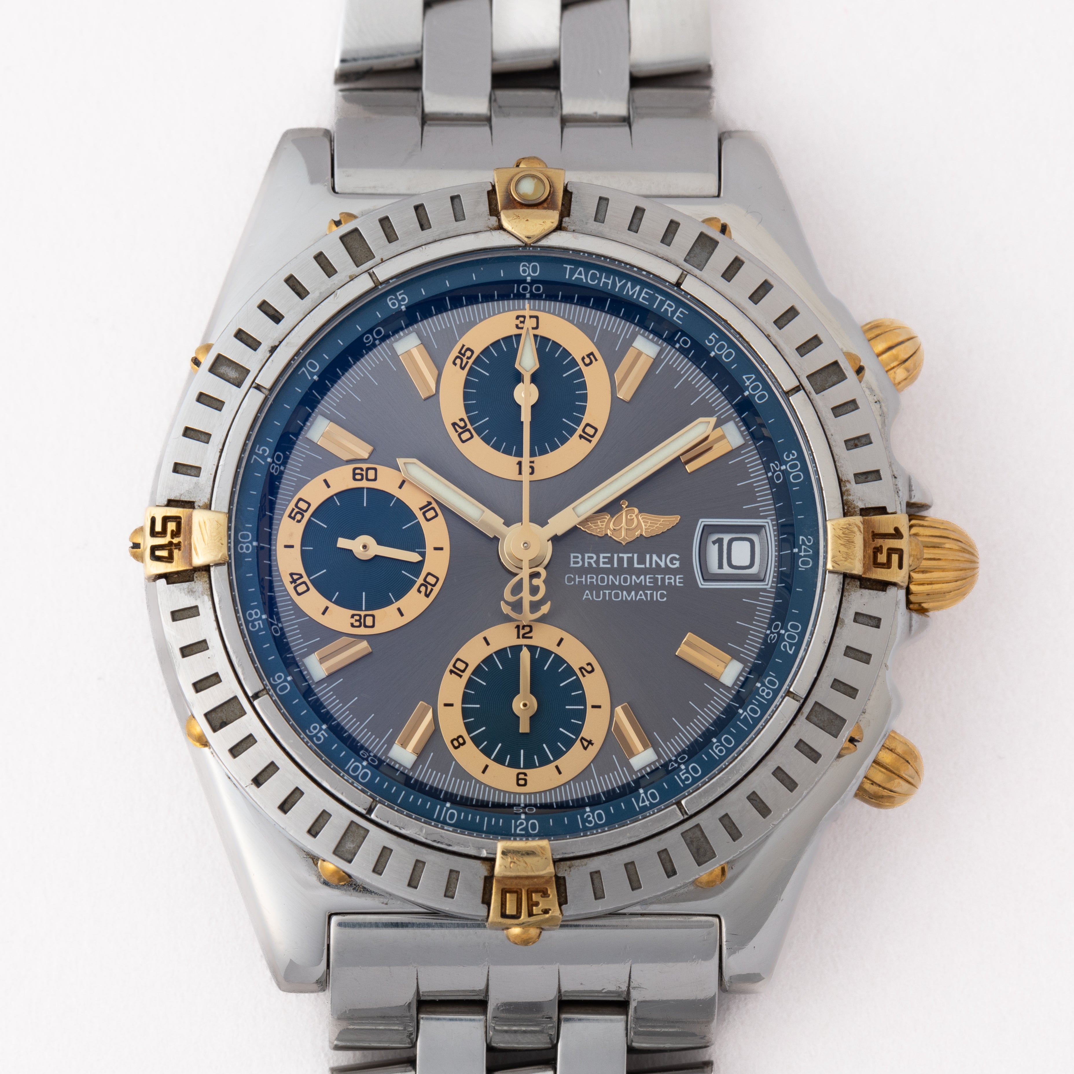 ブライトリング クロノマット 2002年販売 Ref.B147J00PA ギャランティー,メーカー修理明細付き