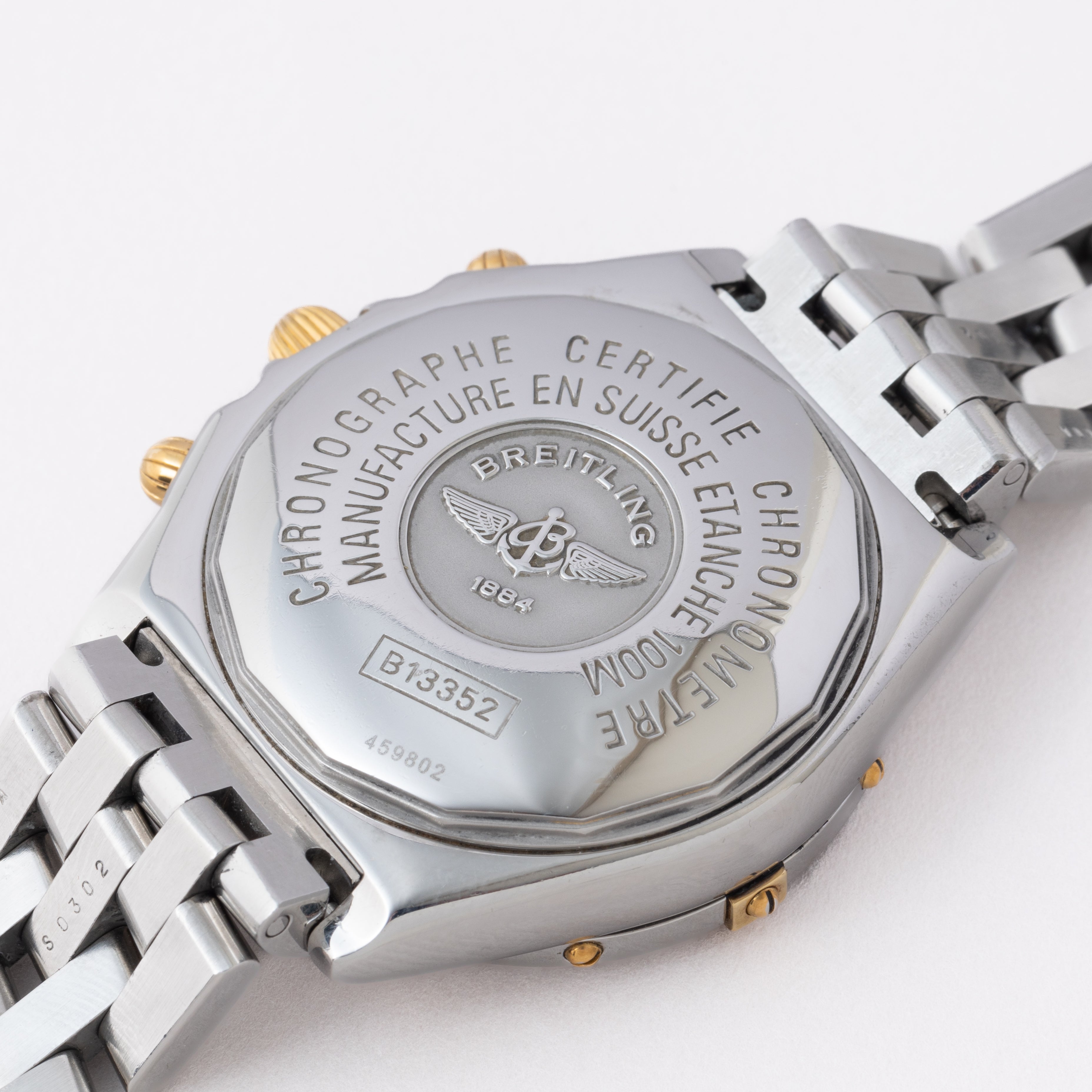ブライトリング クロノマット 2002年販売 Ref.B147J00PA ギャランティー,メーカー修理明細付き