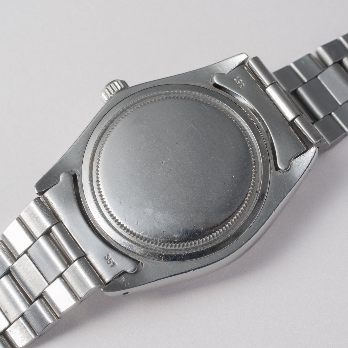 ロレックス オイスターデイト 1979年製 Ref.6694 ブラックダイヤル 巻きブレス