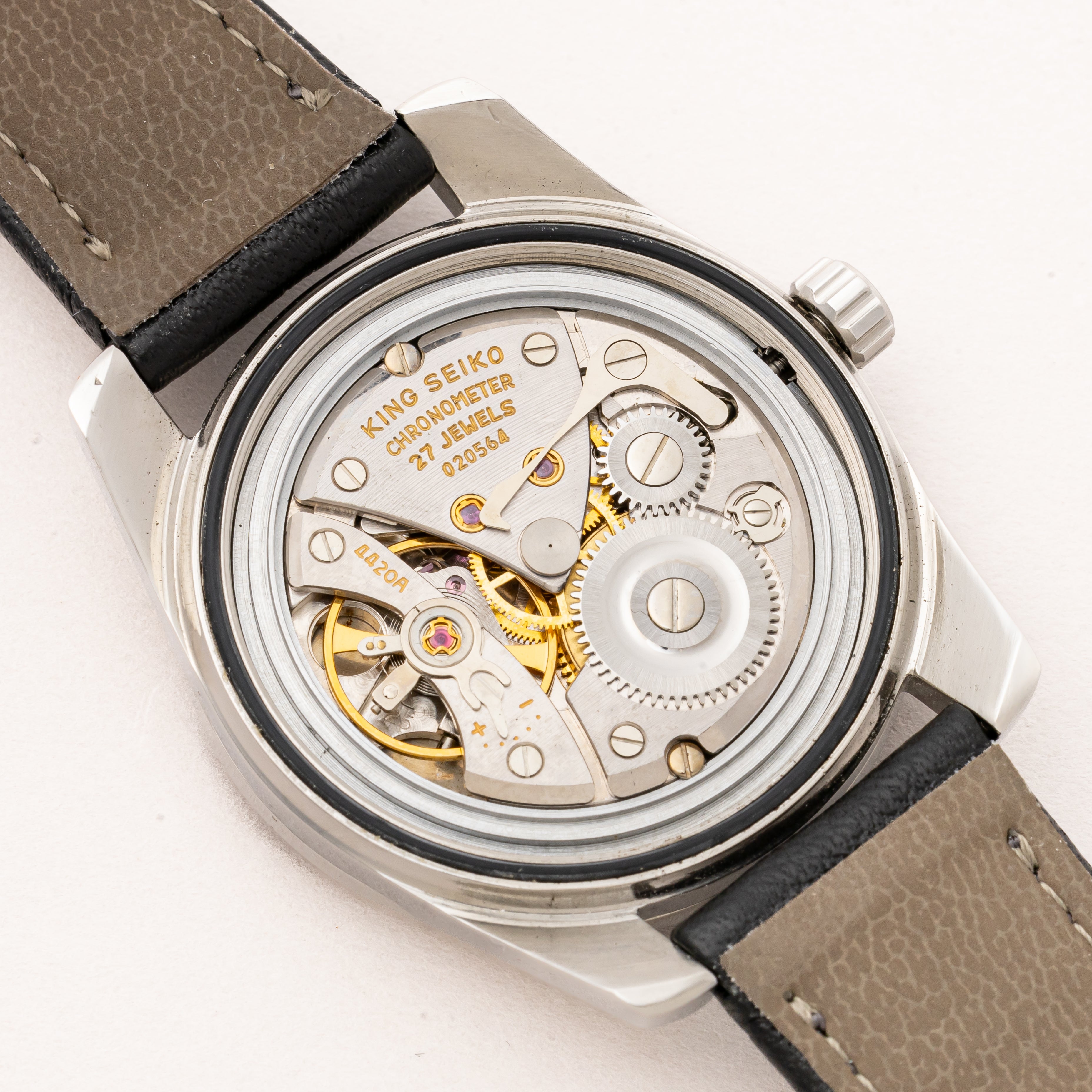 キングセイコー クロノメーター 44KS 1965年製 Ref.4420-9990 後期型 純正尾錠付き