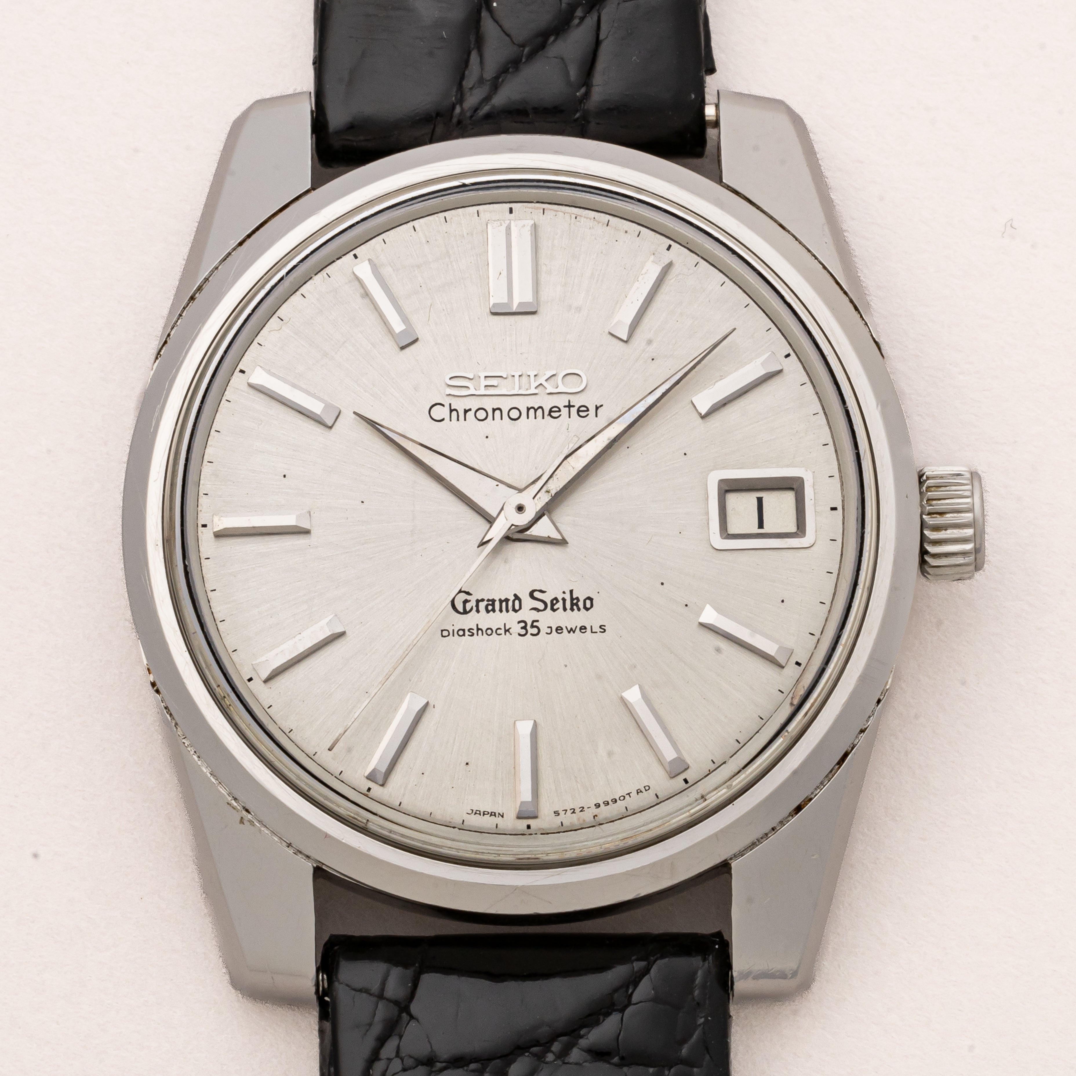 グランドセイコー セルフデーター 1965年製 57GS クロノメーター Ref.5722-9990 獅子メダリオン