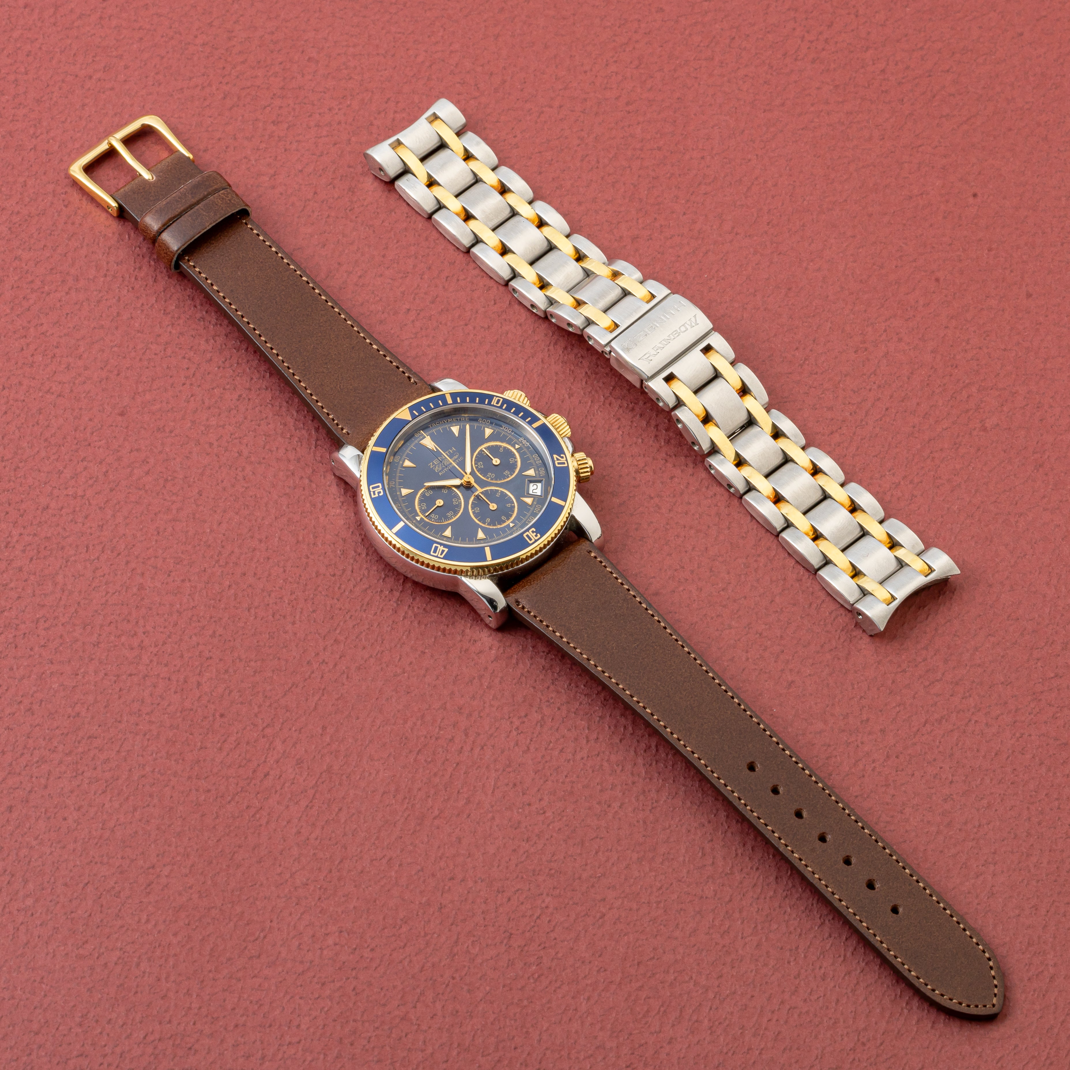 ゼニス エルプリメロ レインボー Ref.53‐0370‐400 Cal.400 コンビ 1990年代製