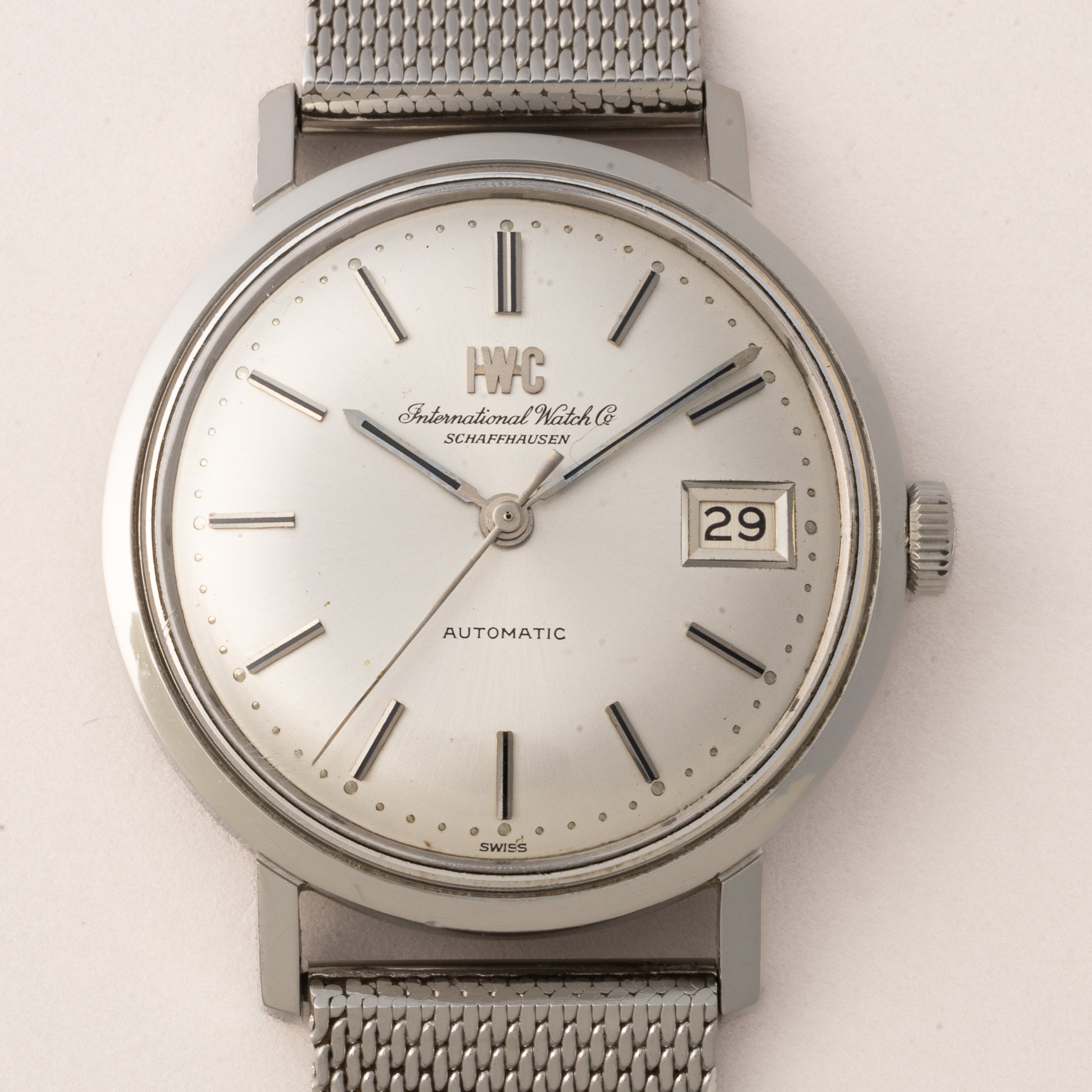 IWC ラウンドケース 1970年製/昭和45年製 オートマチック Cal.8541B