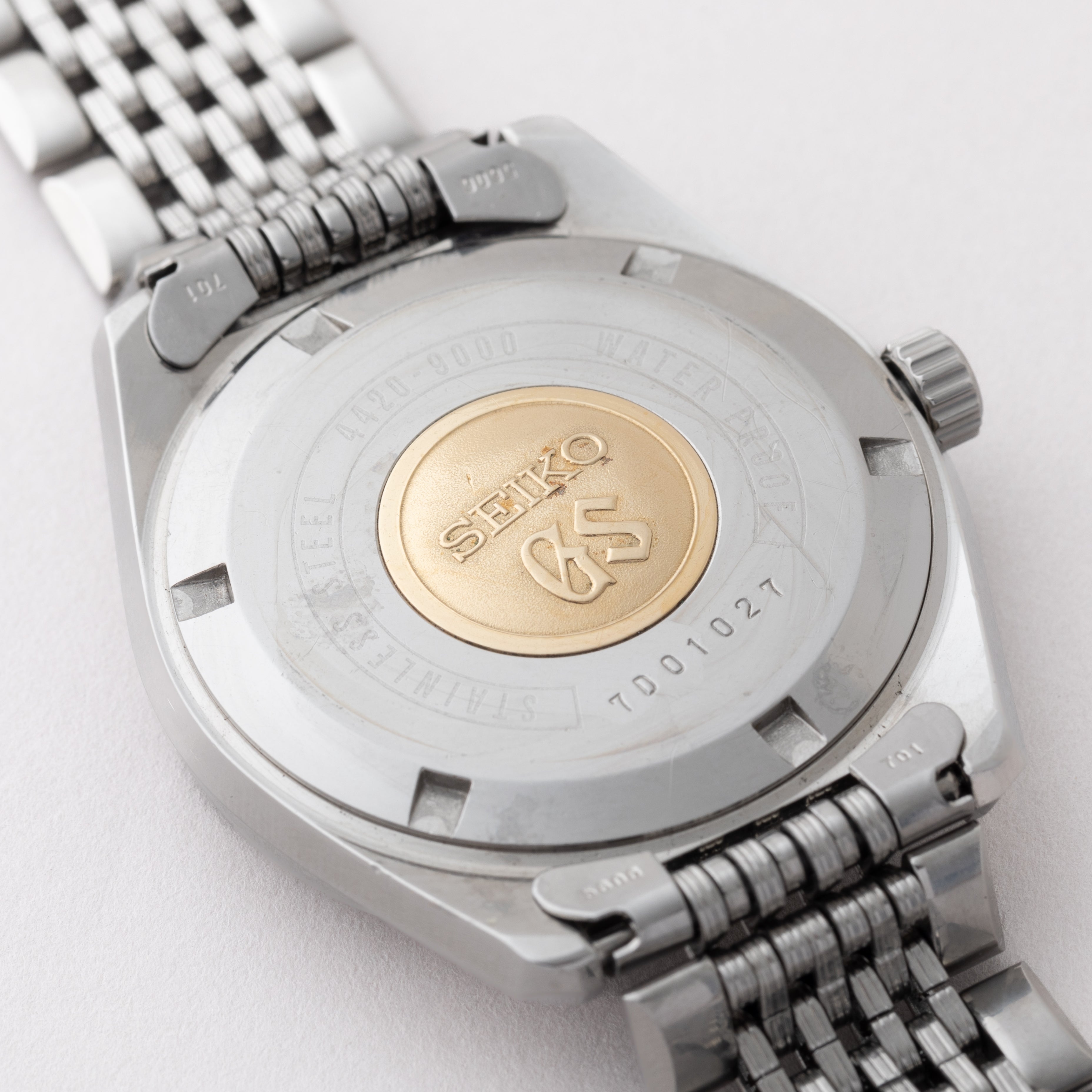 グランドセイコー 1967年製 44GS 後期 Ref.4420-9000 純正ステンレスブレス