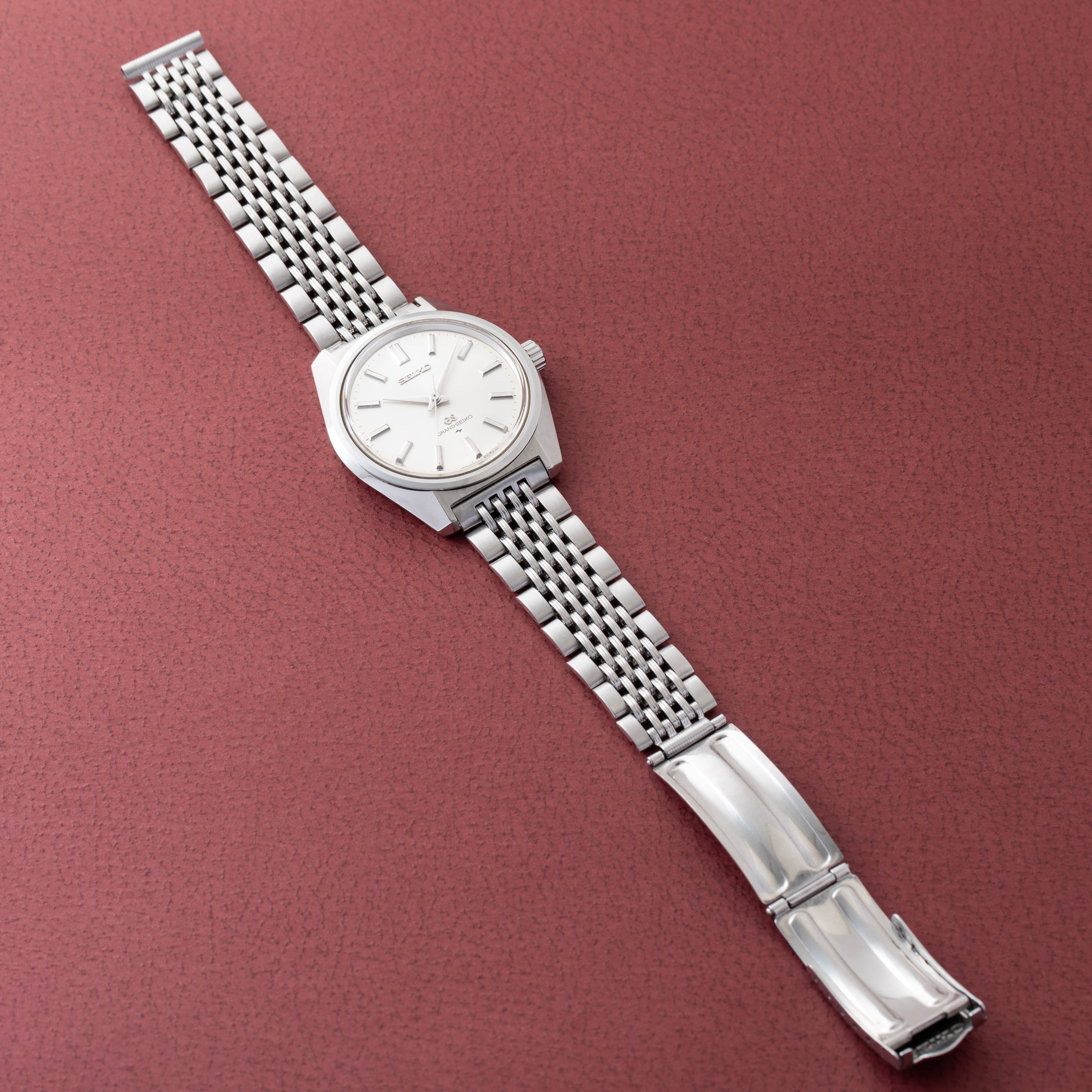 グランドセイコー 1967年製 44GS 後期 Ref.4420-9000 純正ステンレスブレス