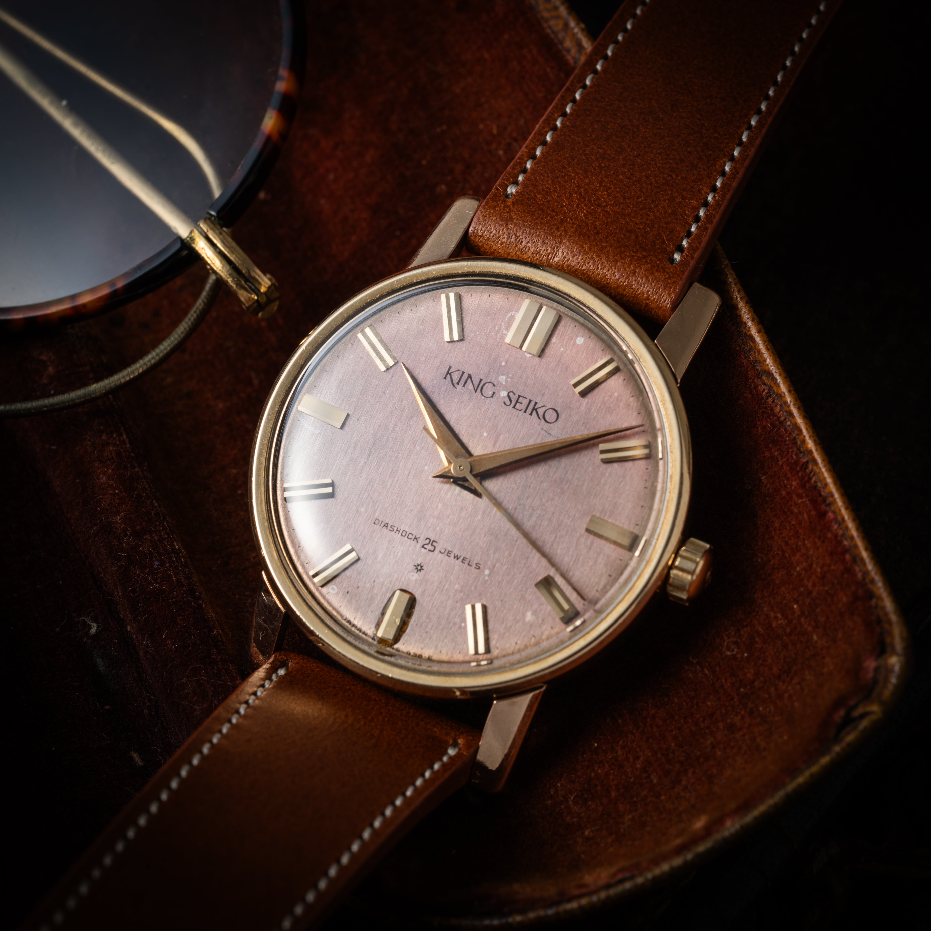 キングセイコーファーストモデル 1960年製 パープルダイヤル SD文字盤 J14102KS