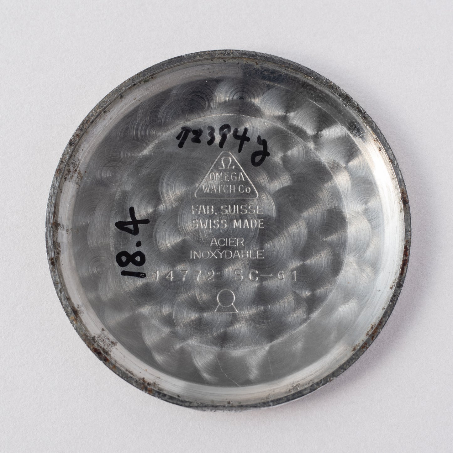オメガ 30mmキャリバー Cal.286 シルバーダイヤル 1961年製 手巻き