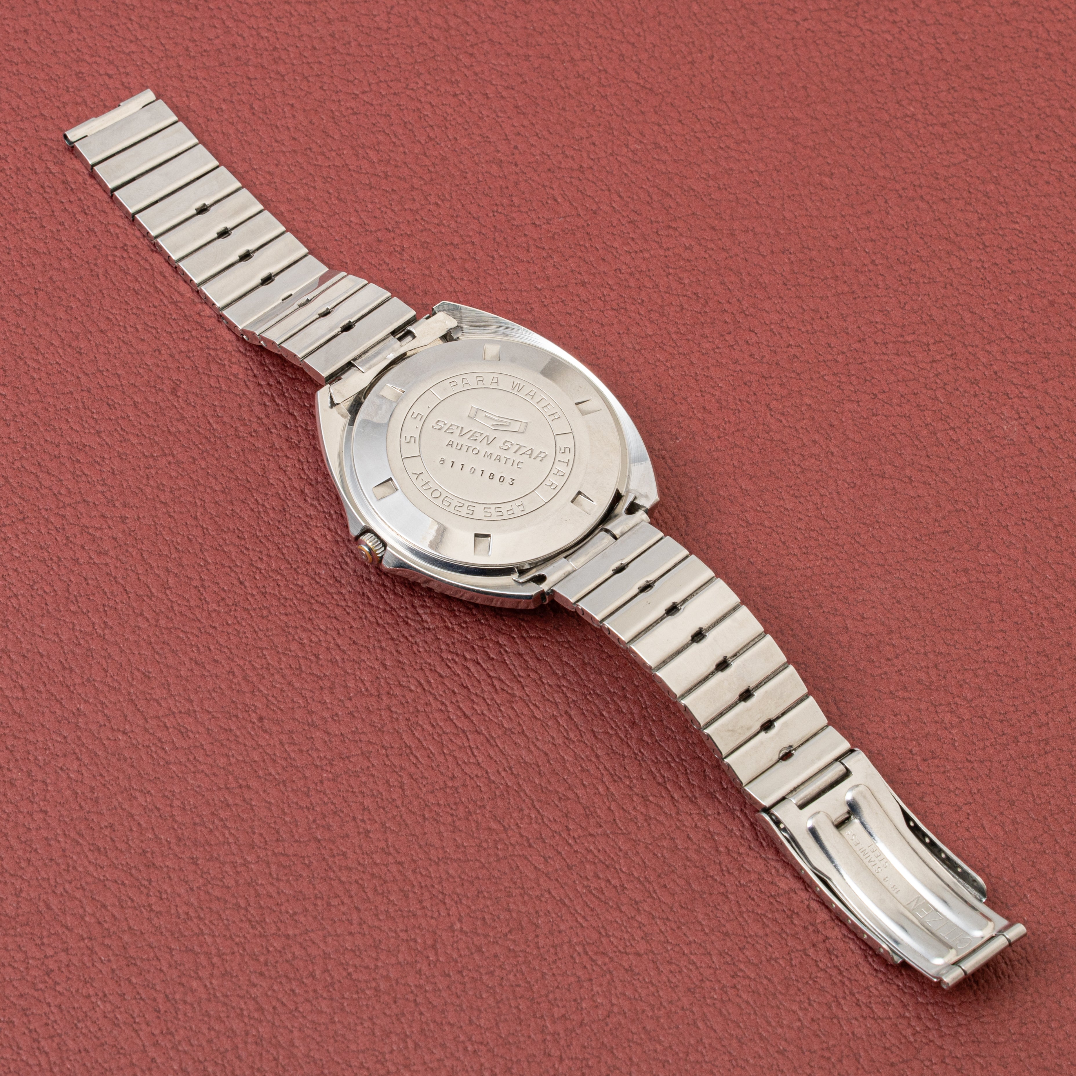 シチズン セブンスター100mダイバー ブルーダイヤル 1968年製 純正ステンレスブレス