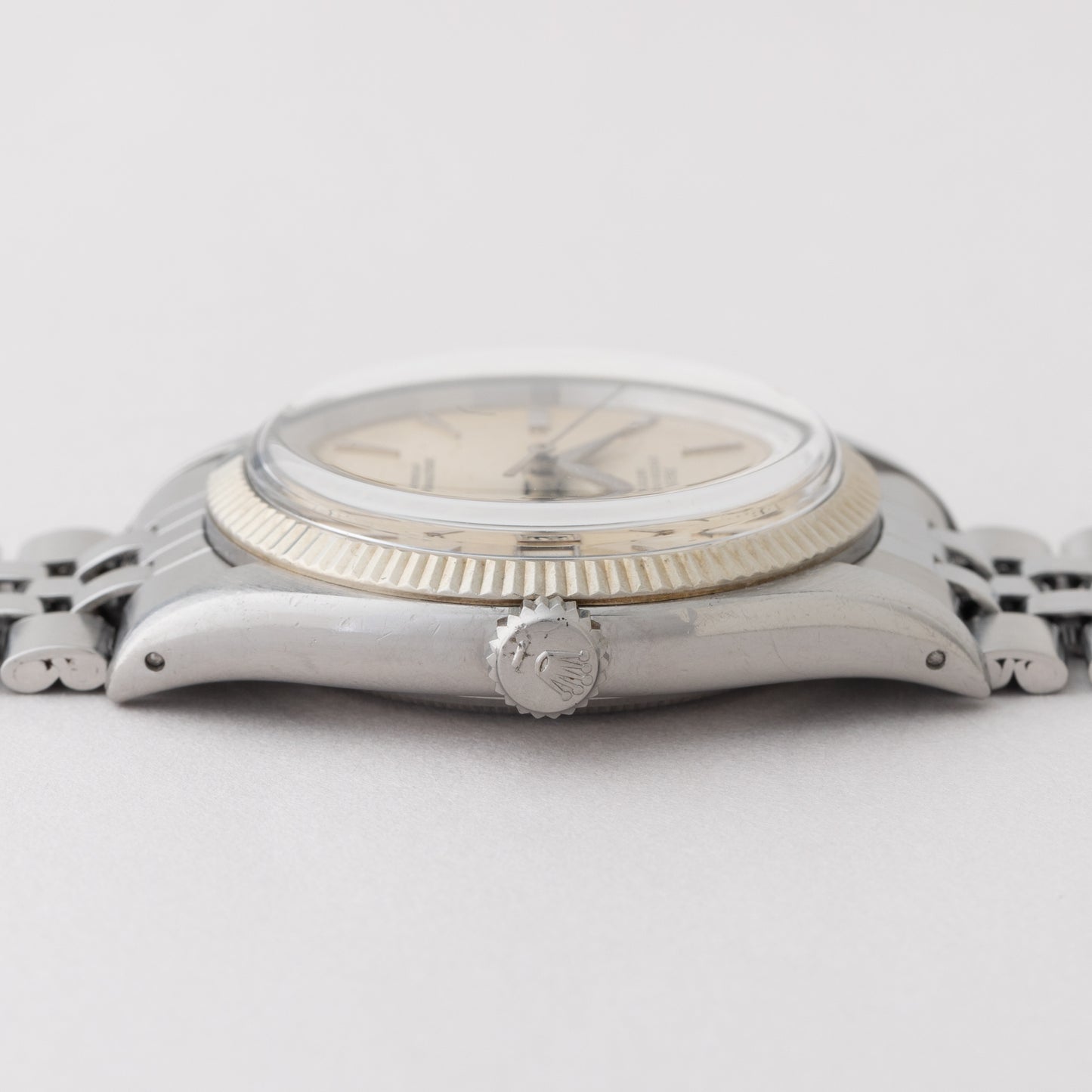 ロレックス デイトジャスト 1959年製 Ref.6605 シルバーダイヤル 剣針