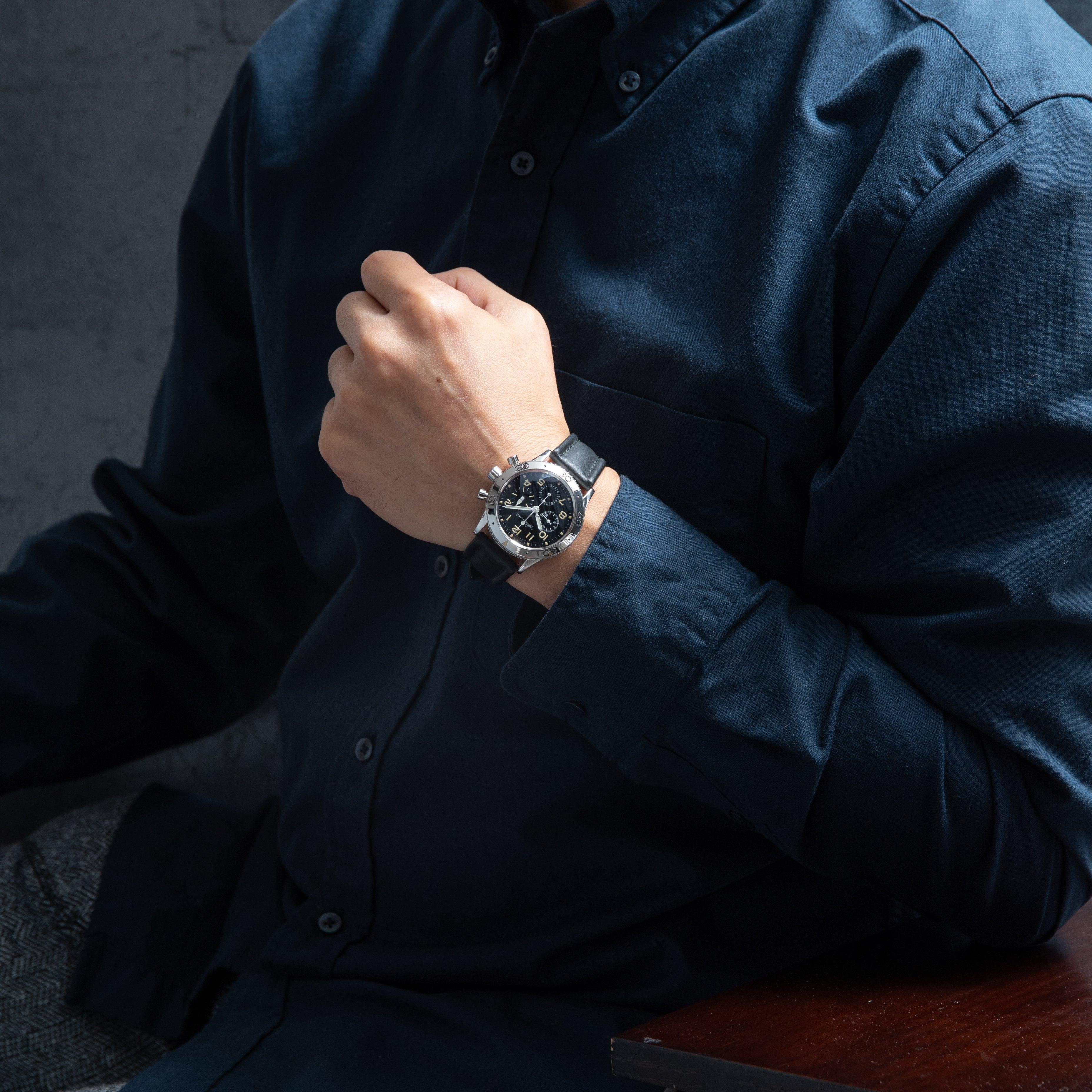 ブレゲ アエロナバル タイプXX Ref.3800初期型 1996年ギャラ 箱付き トリチウム夜光 パイロットウオッチ