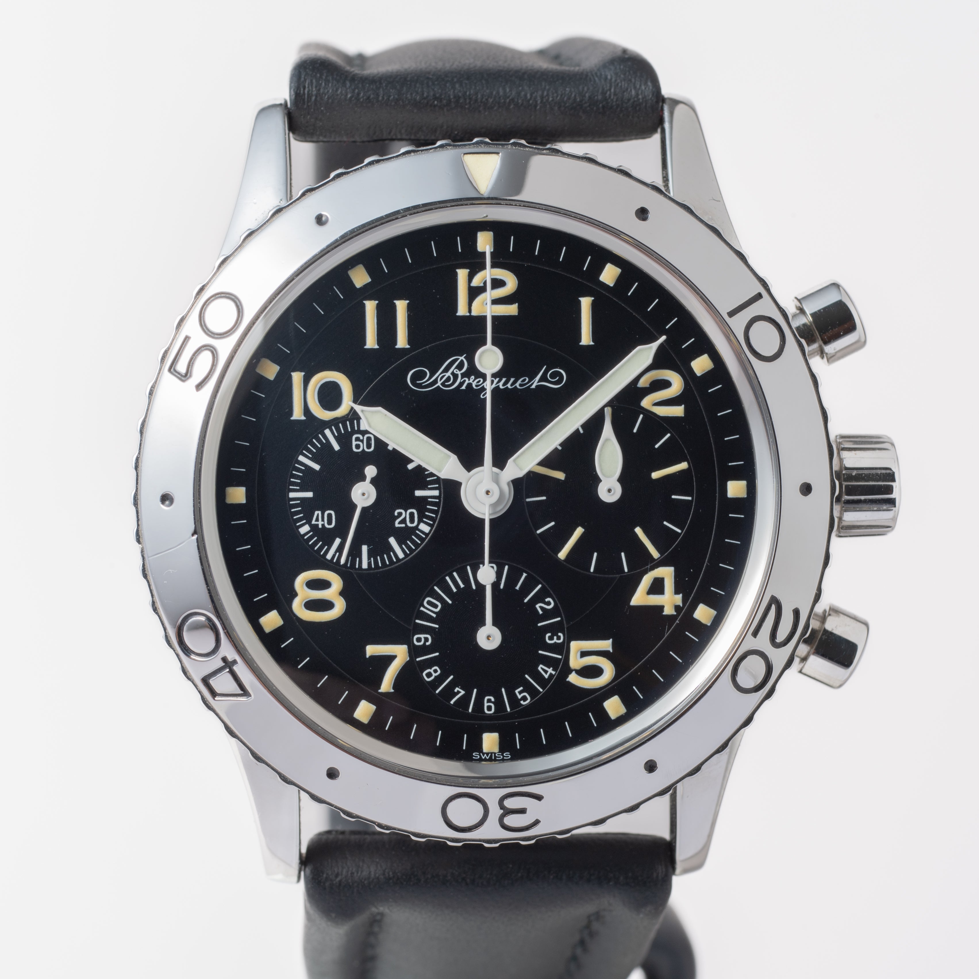 ブレゲ アエロナバル タイプXX Ref.3800初期型 1996年ギャラ 箱付き トリチウム夜光 パイロットウオッチ