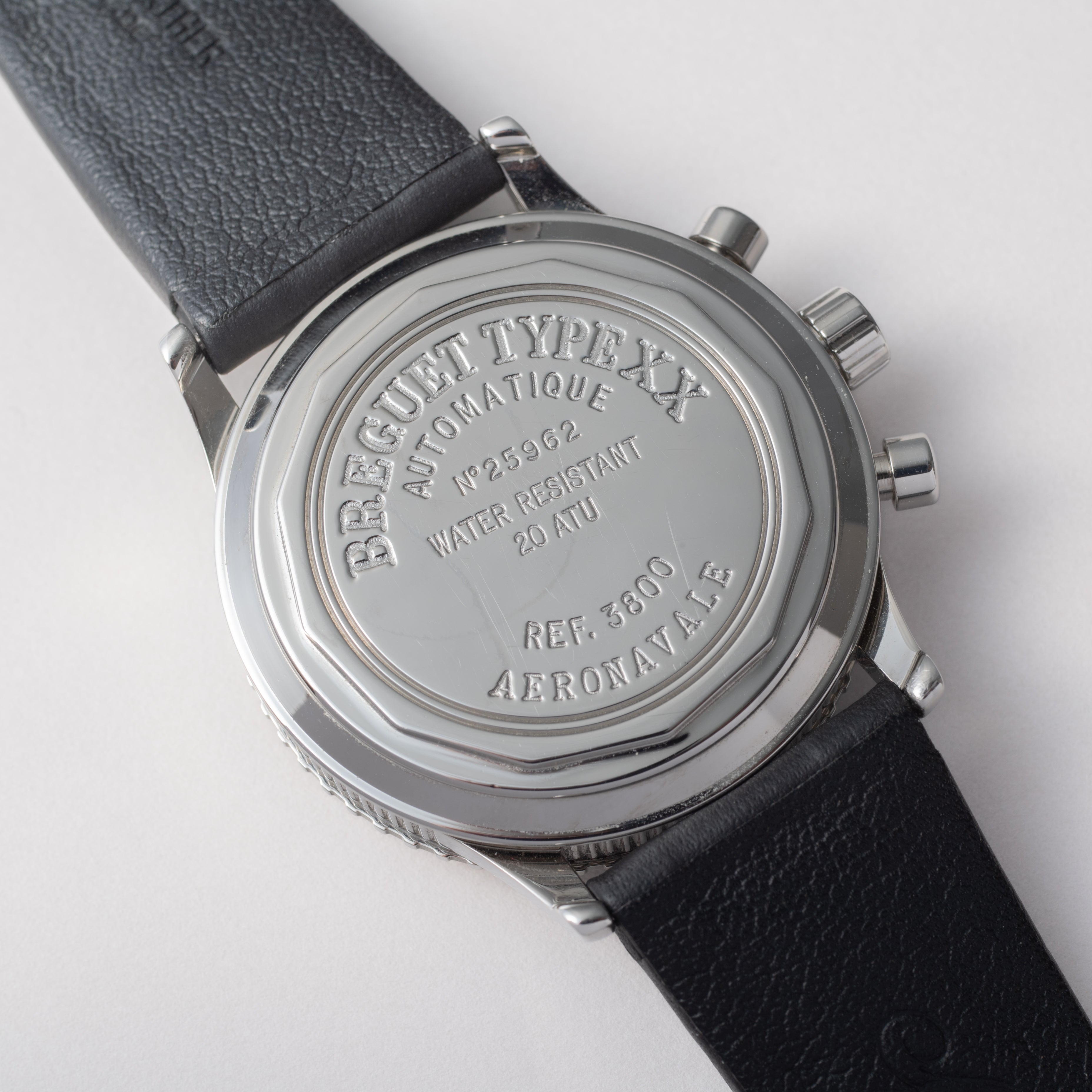 ブレゲ アエロナバル タイプXX Ref.3800初期型 1996年ギャラ 箱付き トリチウム夜光 パイロットウオッチ
