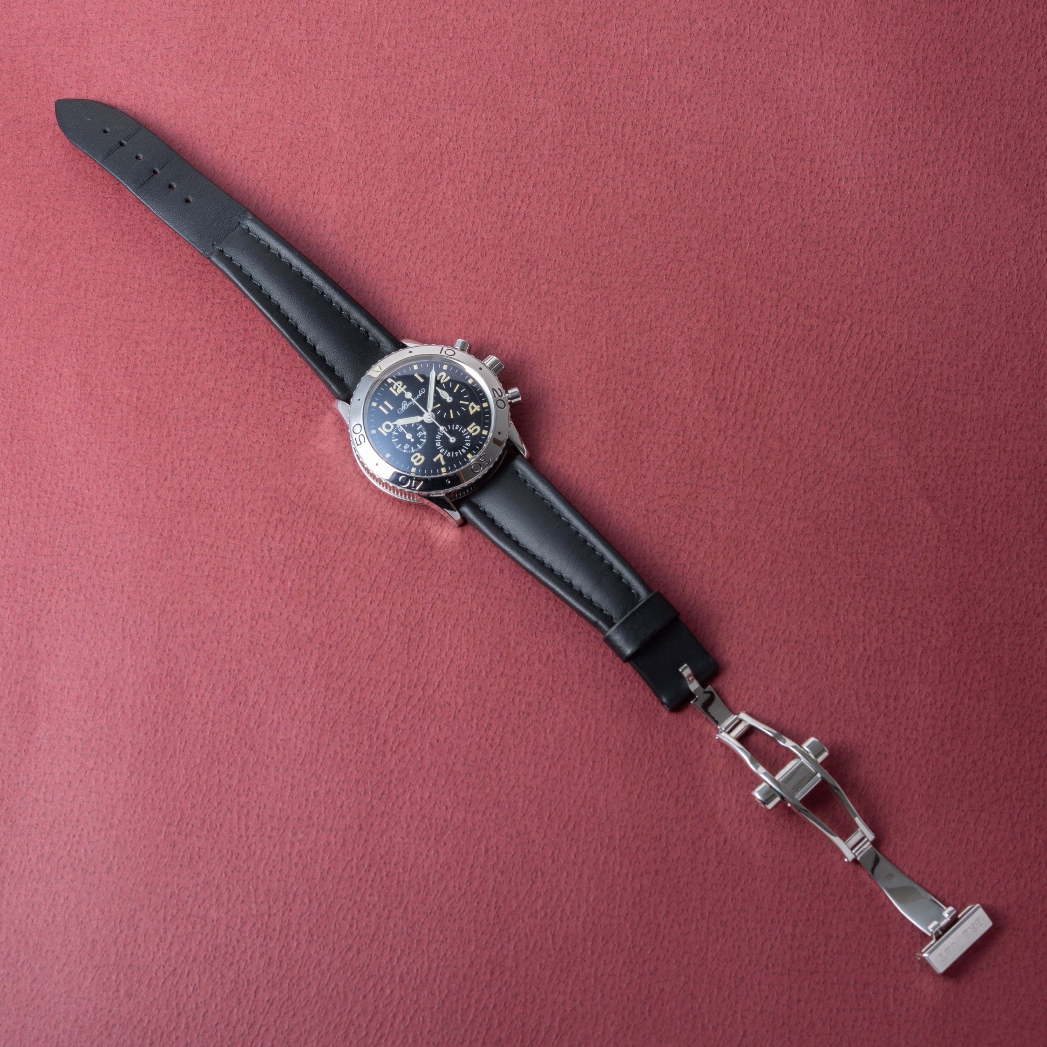 ブレゲ アエロナバル タイプXX Ref.3800初期型 1996年ギャラ 箱付き トリチウム夜光 パイロットウオッチ