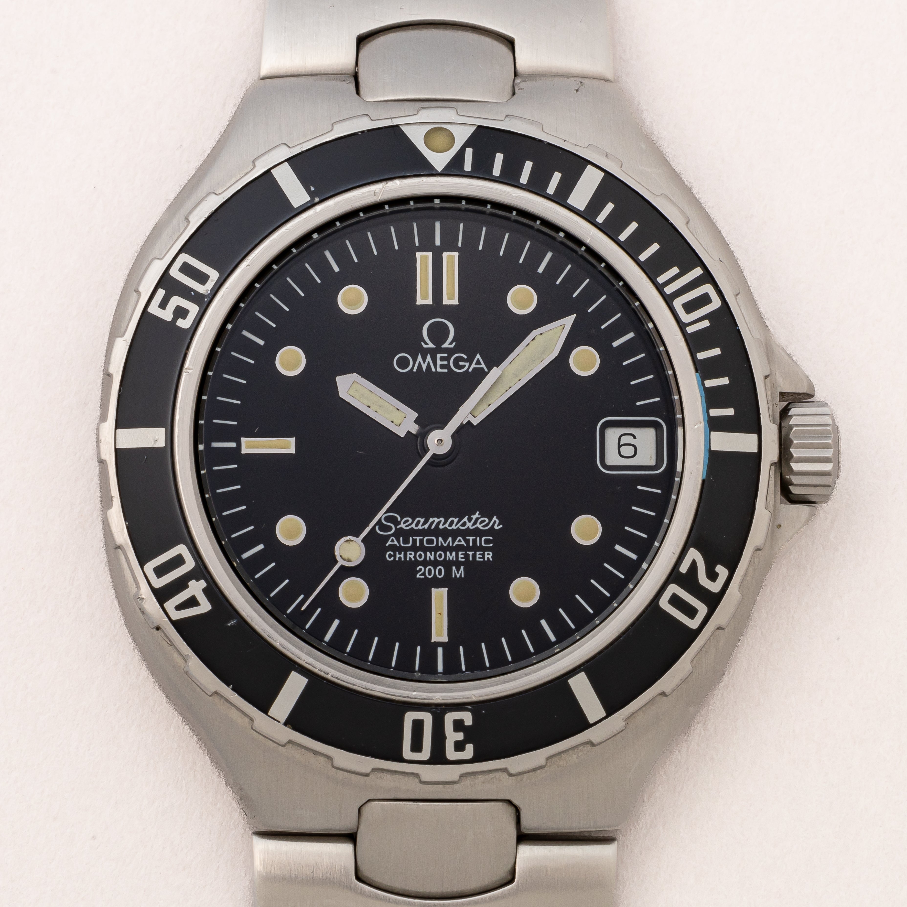 オメガ 1988年製 シーマスター クロノメーター 200m プレボンド
