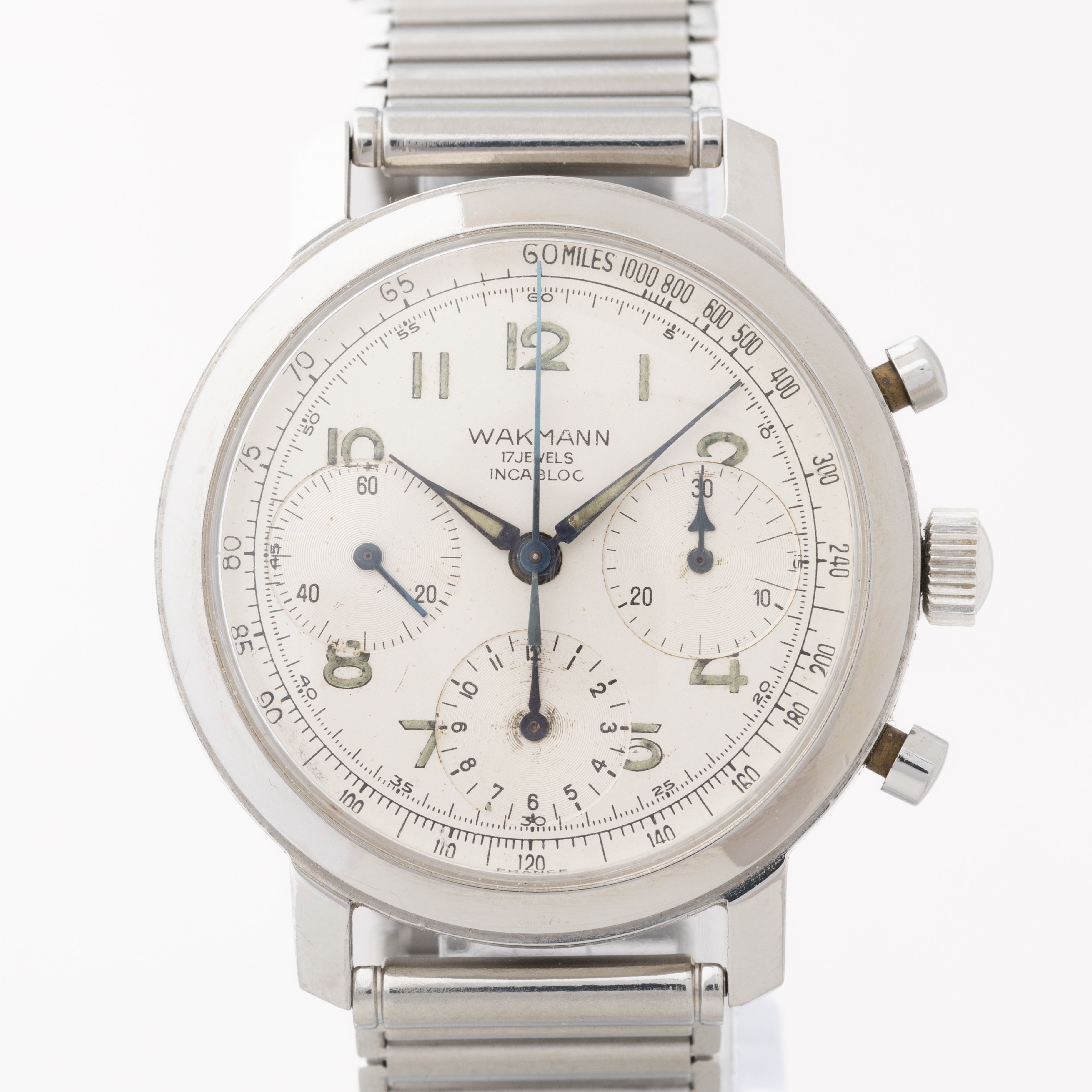ワックマン 3レジスタークロノグラフ ヴィーナス178 1960年代製