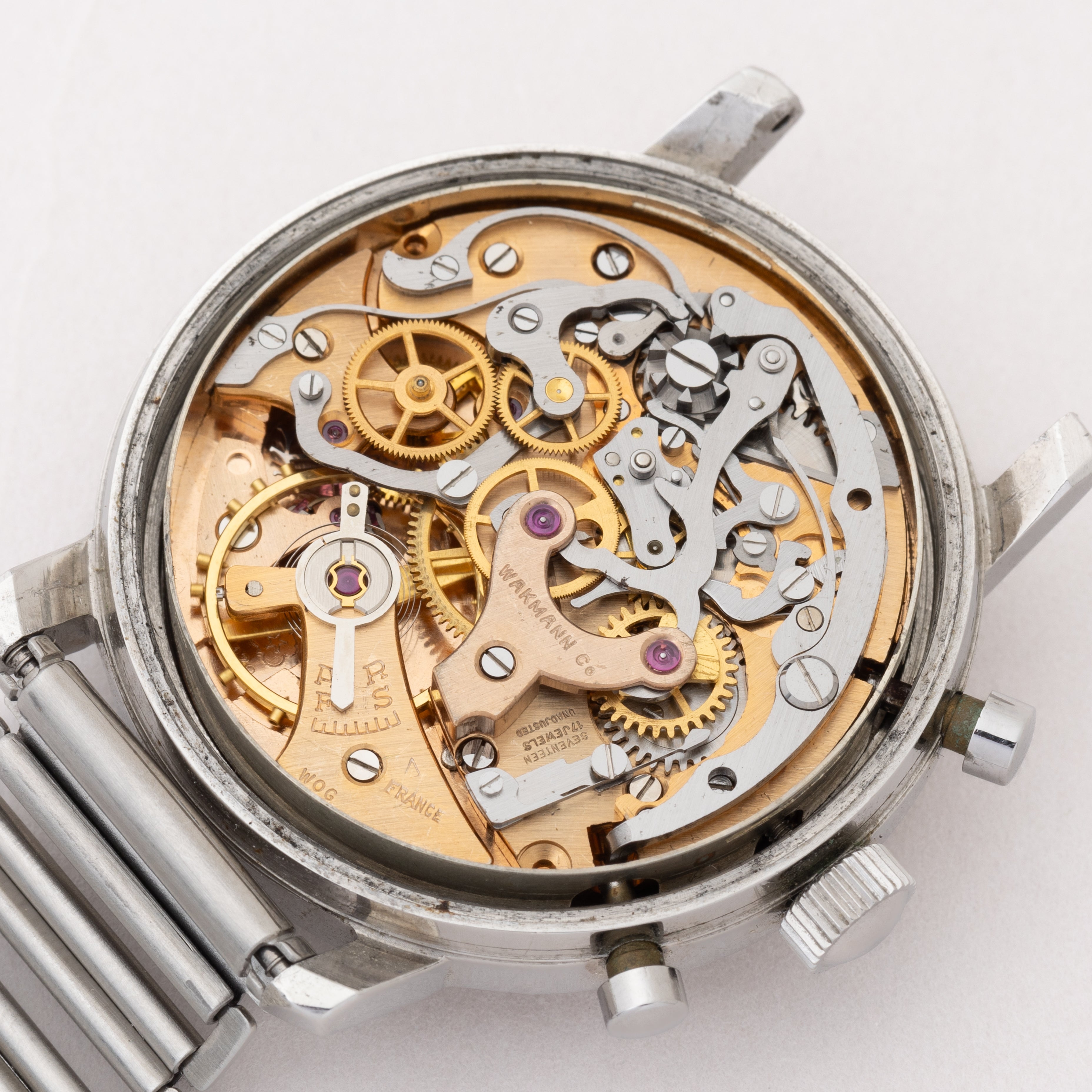 ワックマン 3レジスタークロノグラフ ヴィーナス178 1960年代製