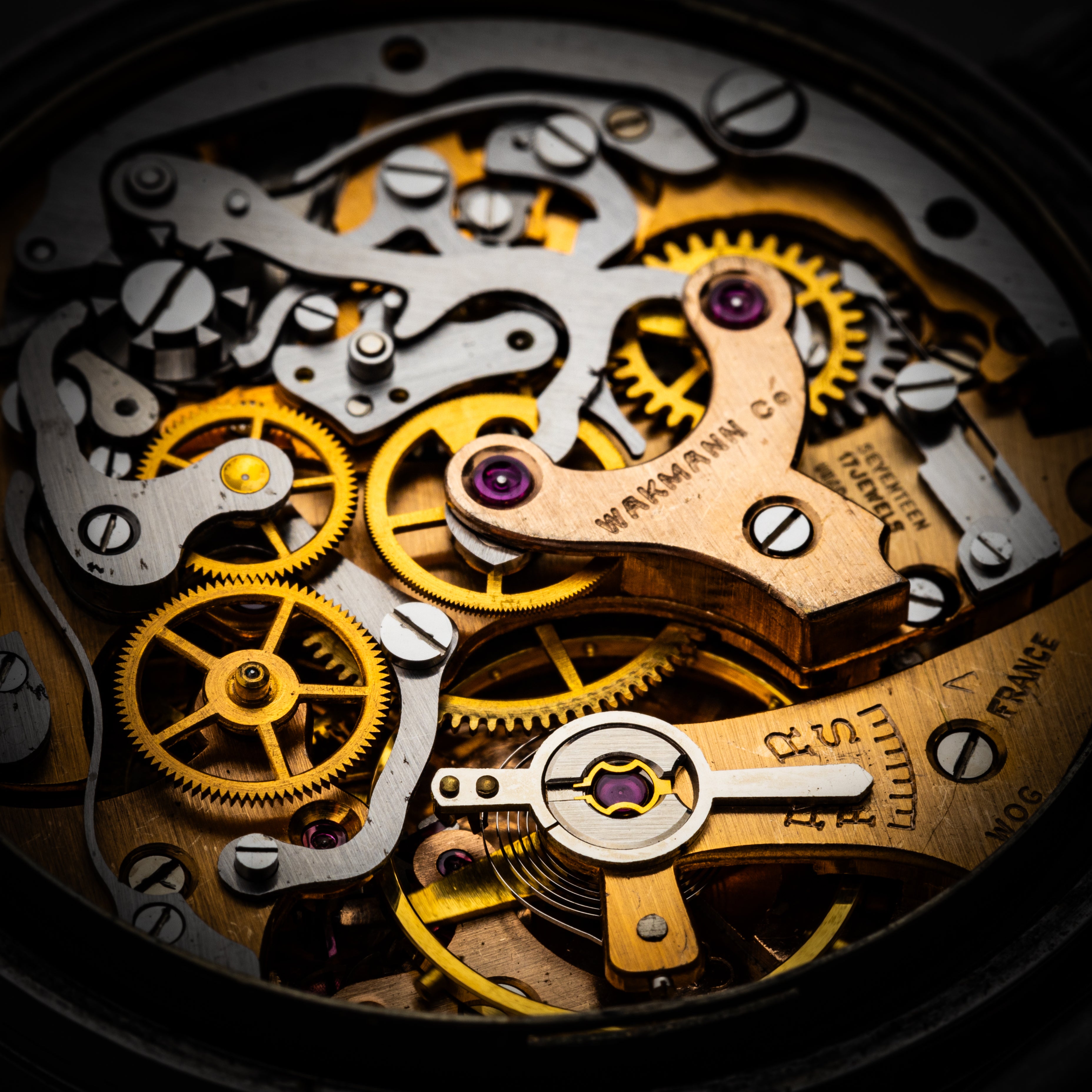 ワックマン 3レジスタークロノグラフ ヴィーナス178 1960年代製