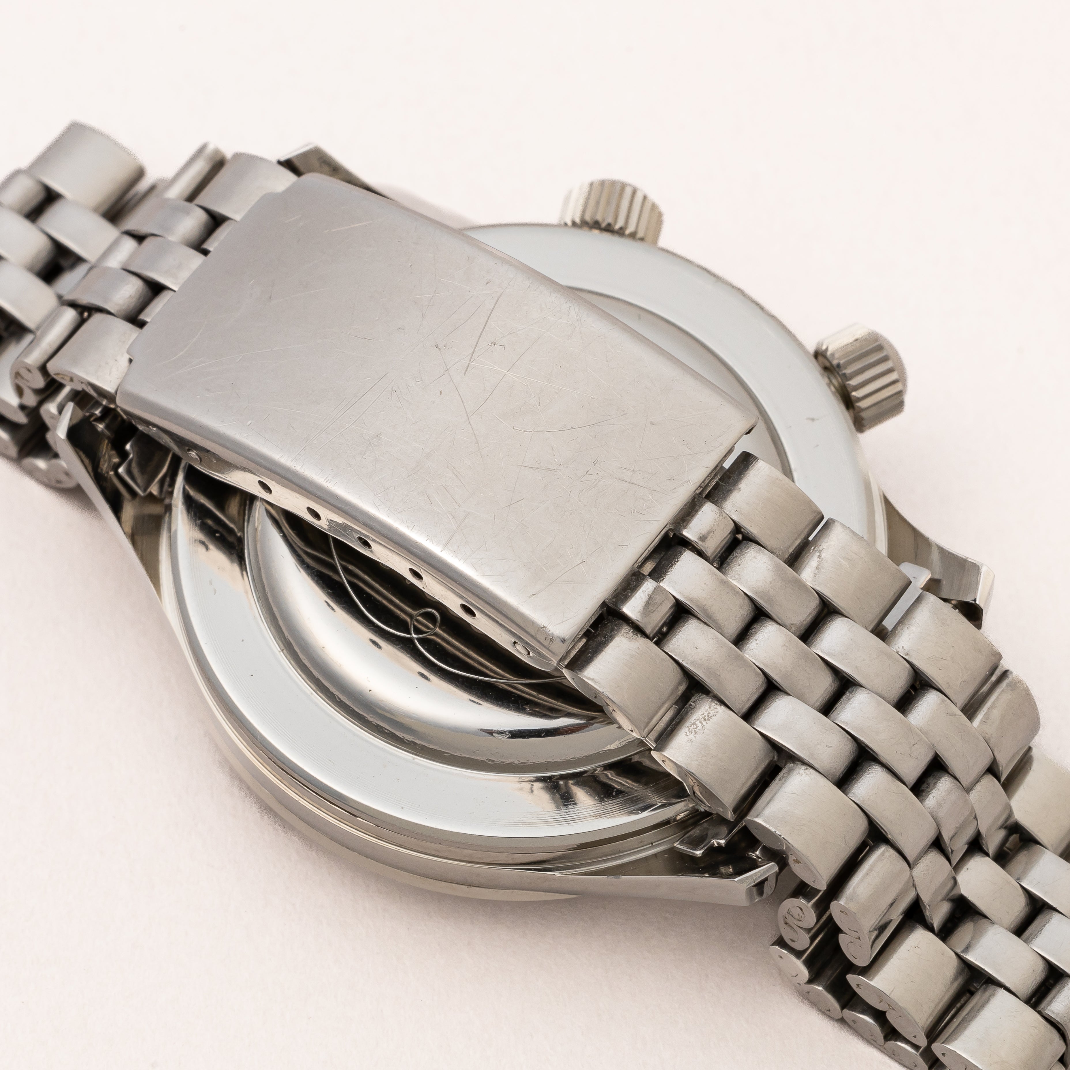 シチズン 4Hアラーム オリジナルブラックダイヤル 1967年製 純正ブレス付き 手巻き