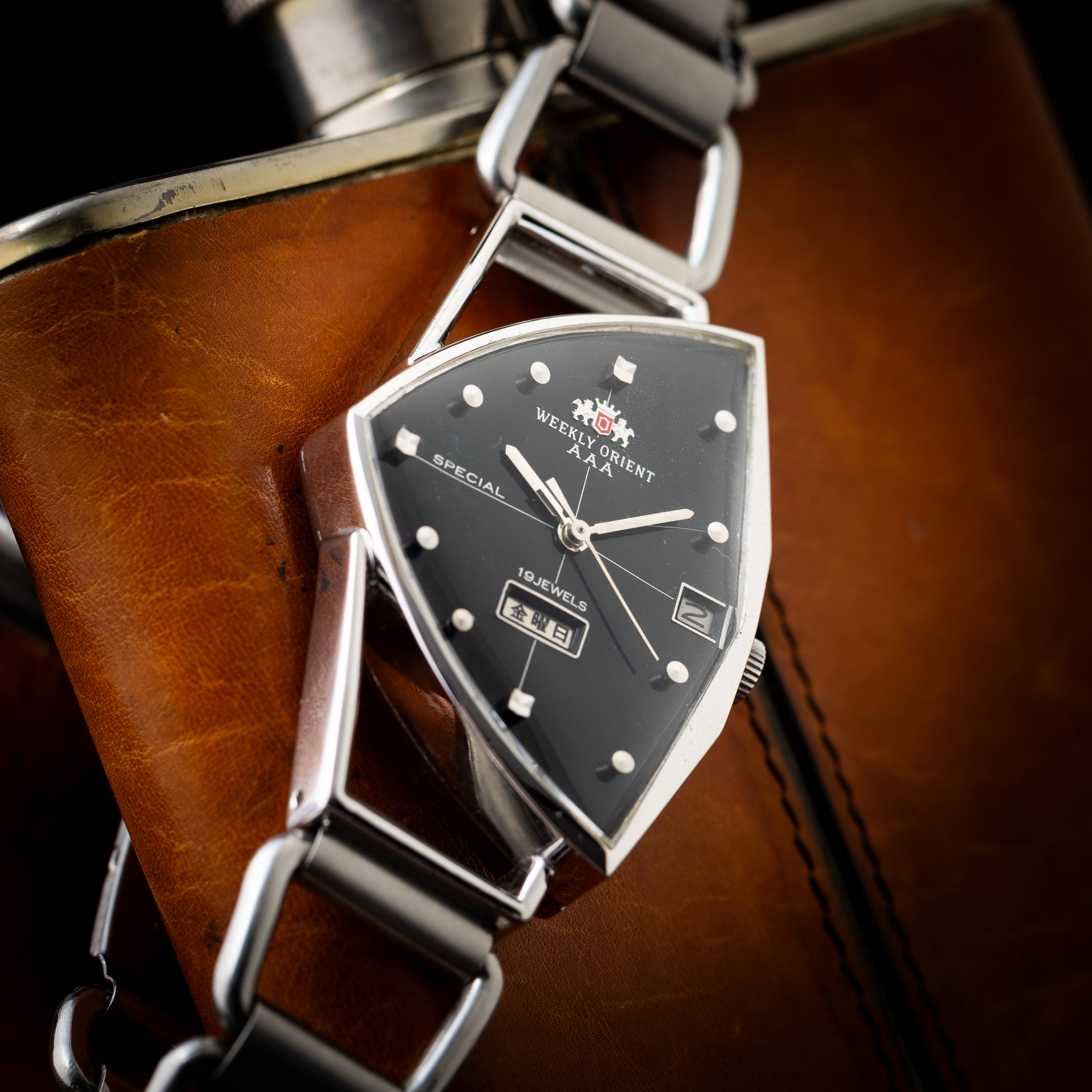 ウィークリー オリエント AAA 1970年代製 ベンチュラタイプ 未使用品 タグ、説明書付き