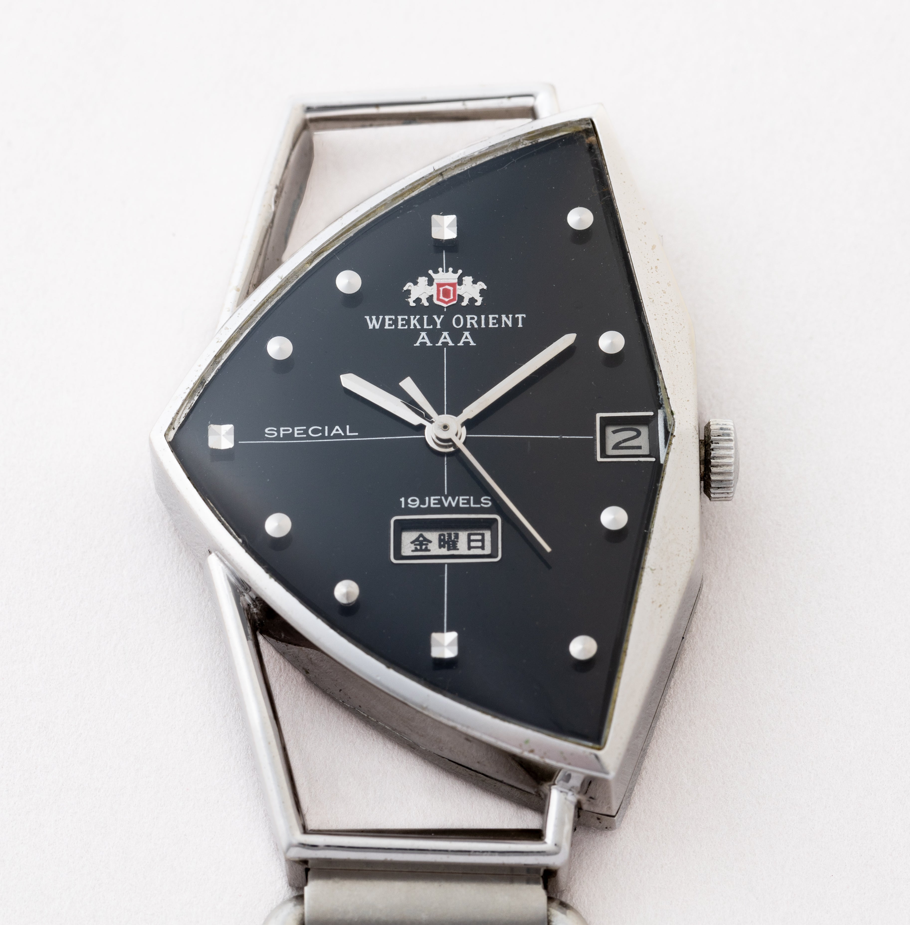 ウィークリー オリエント AAA 1970年代製 ベンチュラタイプ 未使用品 タグ、説明書付き