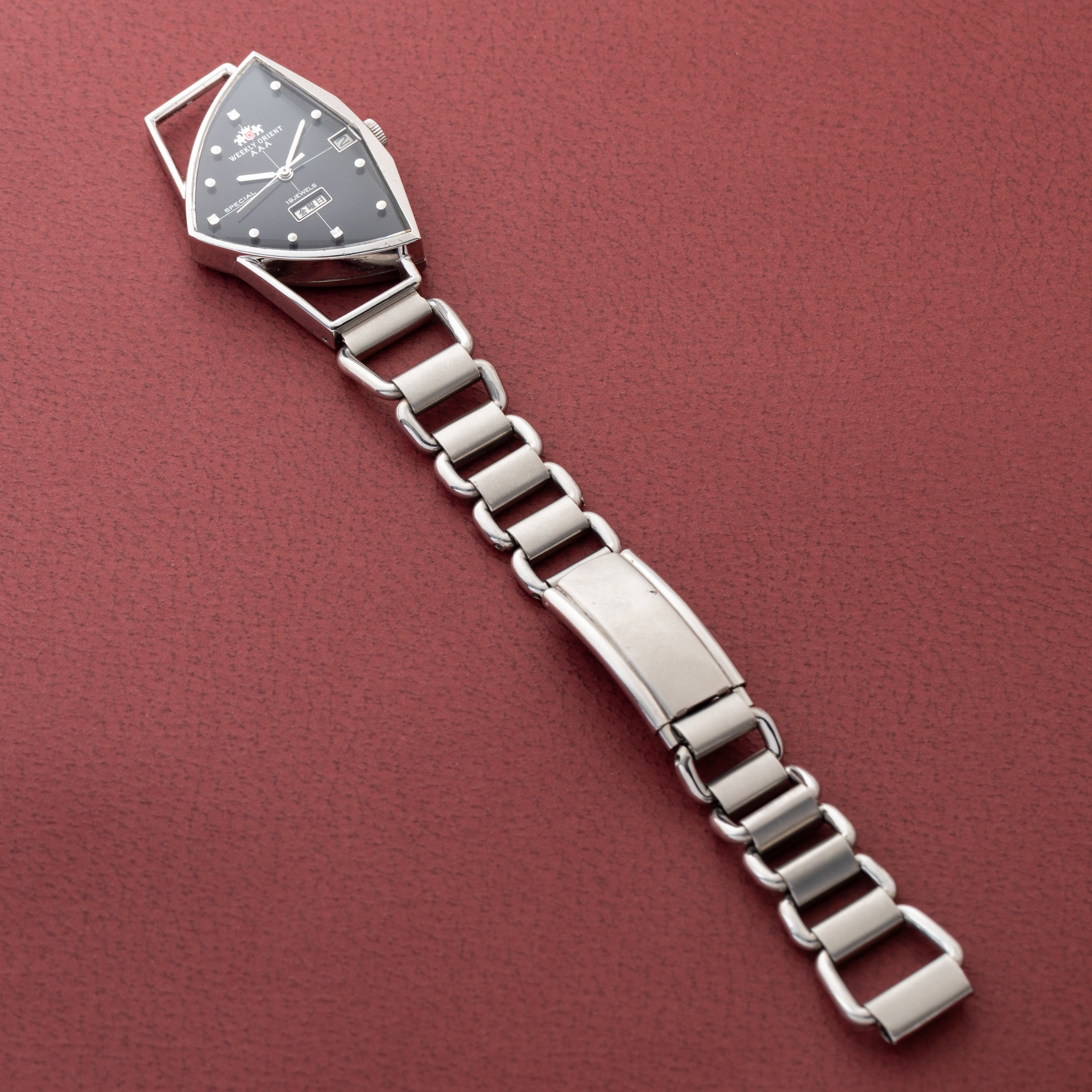 ウィークリー オリエント AAA 1970年代製 ベンチュラタイプ 未使用品 タグ、説明書付き