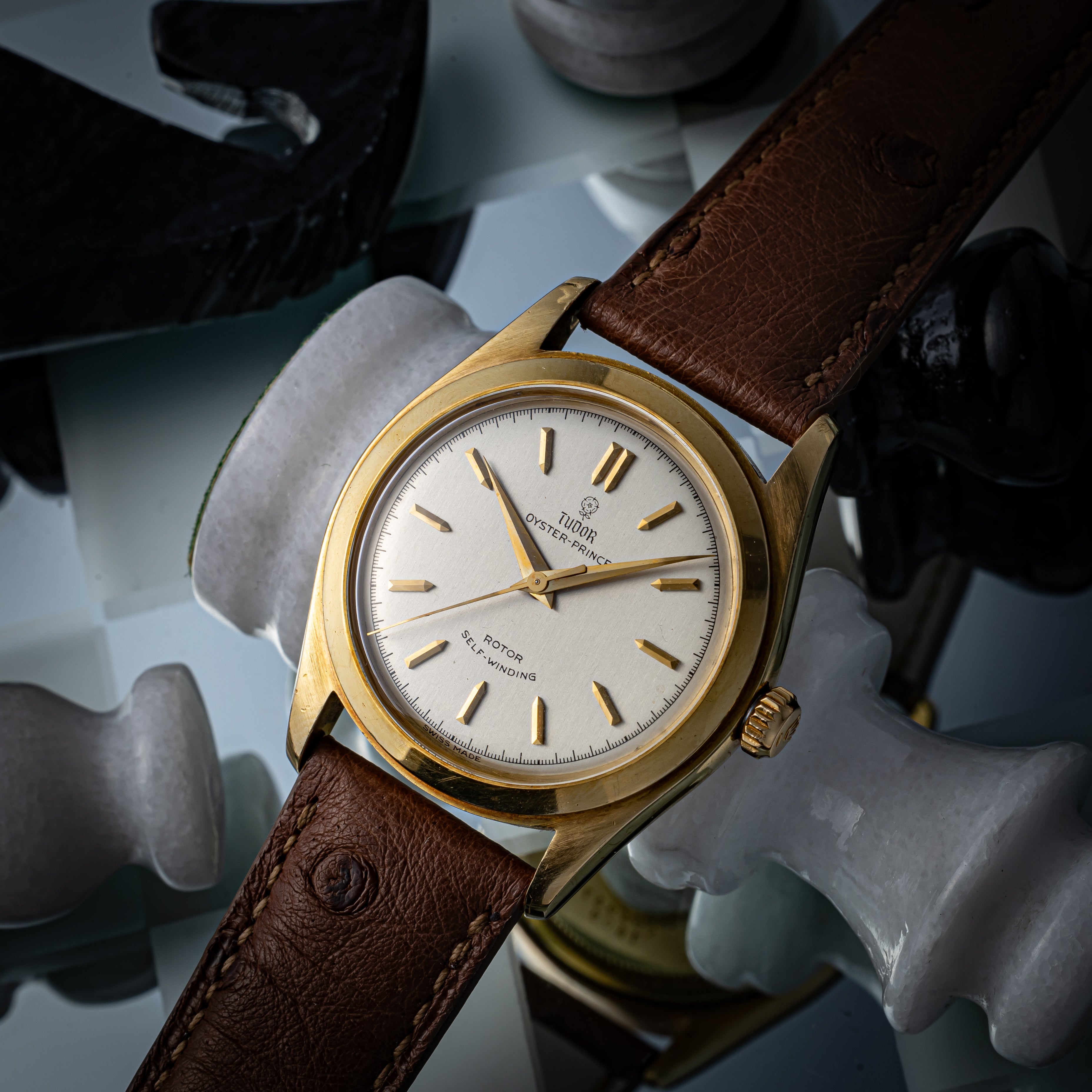 チューダー 小バラ オイスタープリンス Cal.390 14YG Ref.7809 1950年代製