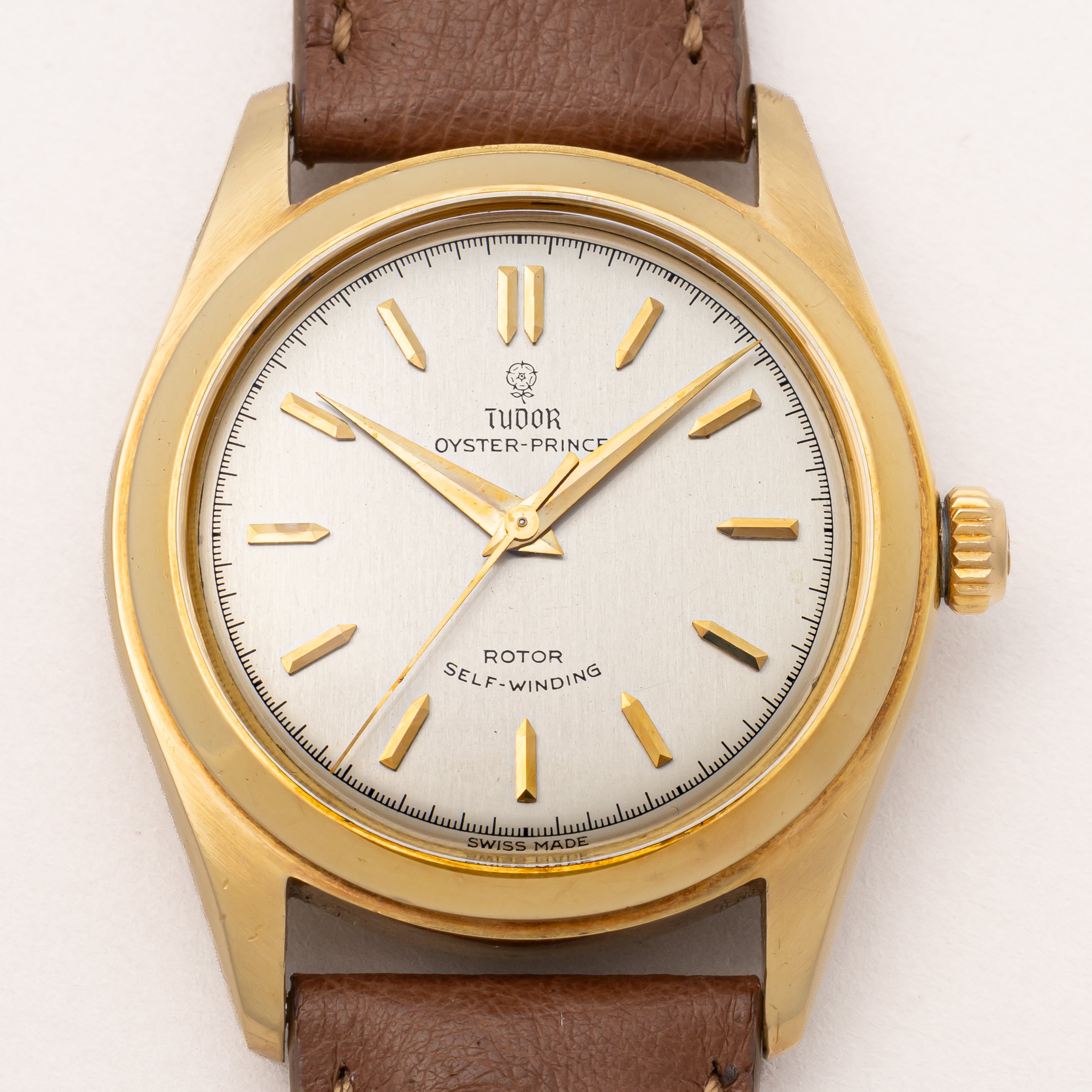 チューダー 小バラ オイスタープリンス Cal.390 14YG Ref.7809 1950年代製