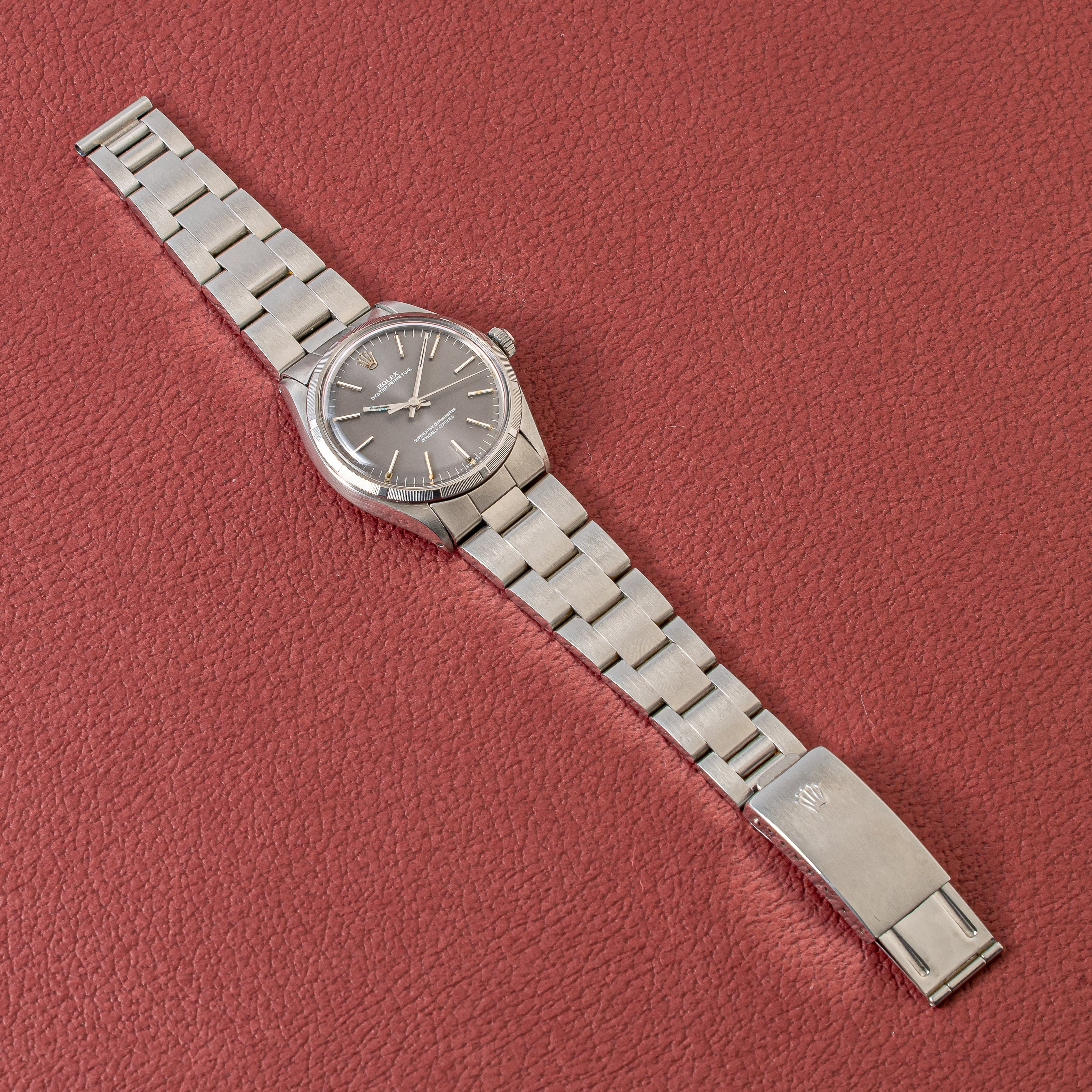 ロレックス オイスターパーペチュアル 1972年製 Ref.1003 グレーダイヤル