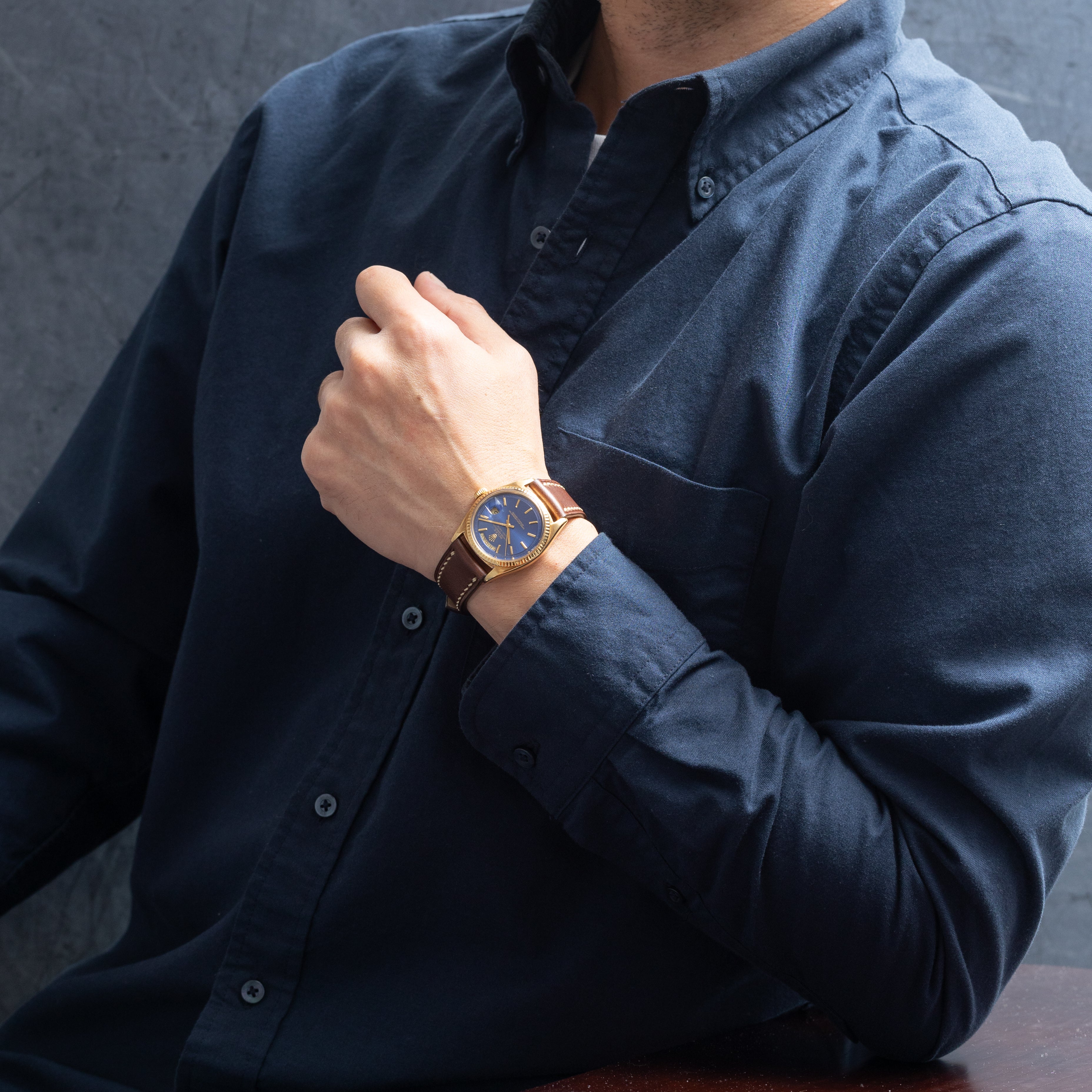 ロレックス デイデイト 1971年製 18KYG Ref.1803 箱付き