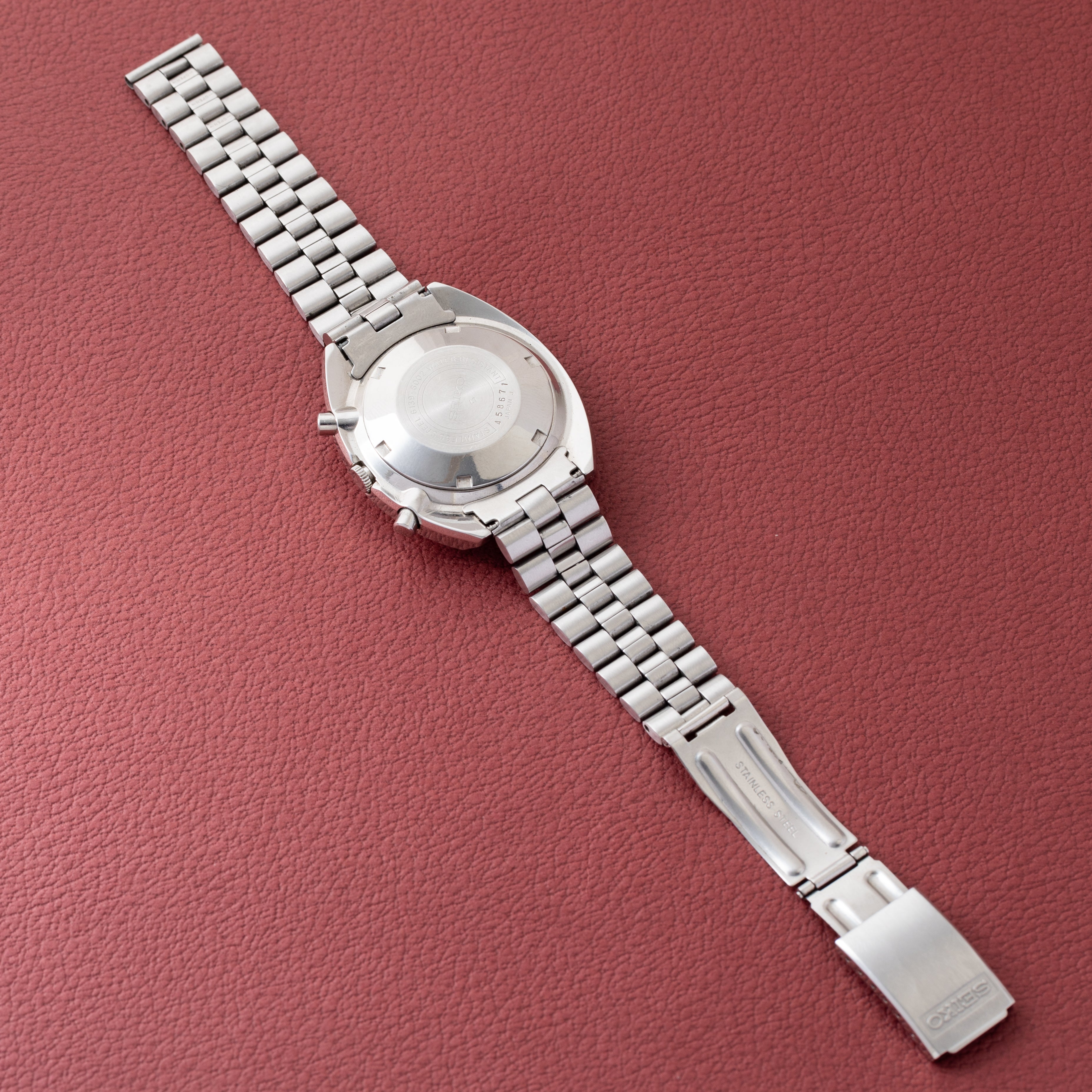 セイコー クロノグラフ 1974年製 Ref.6139-6002 ペプシベゼル オリジナルブレス