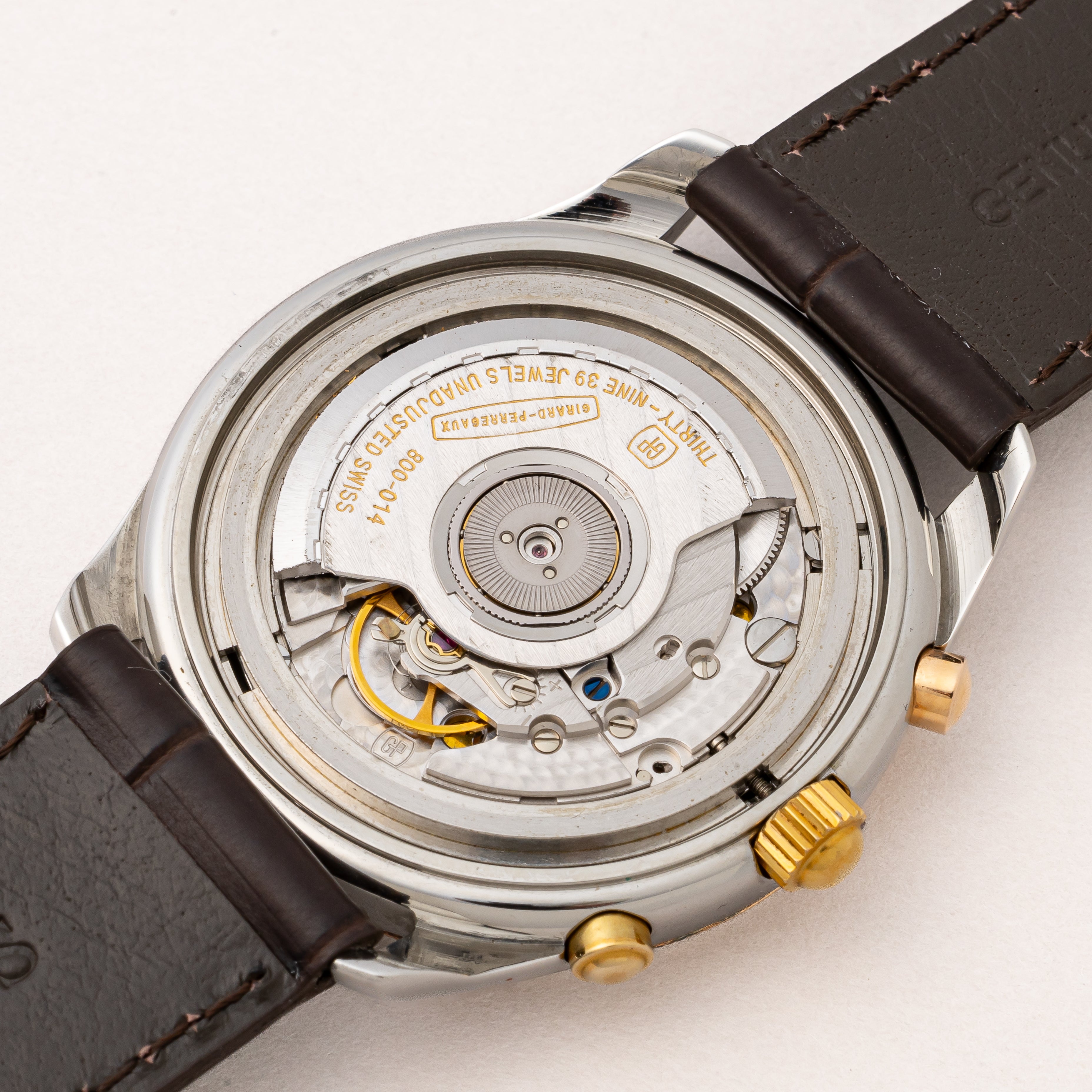 ジラールペルゴ クロノグラフ 1990年代 Ref.4900 自動巻きクロノグラフ パルスメーター